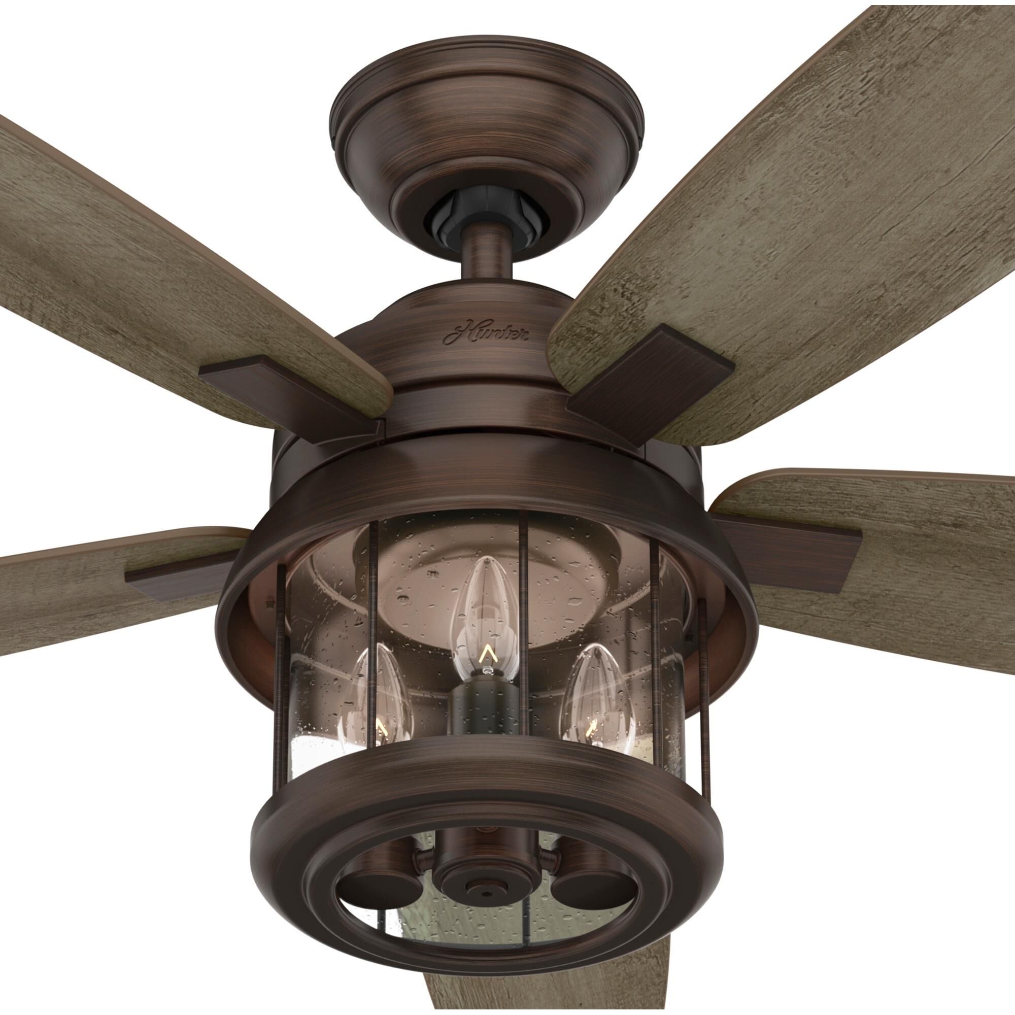 Coral Bay 52 Inch Ceiling Fan with Light Kit by Hunter Fan