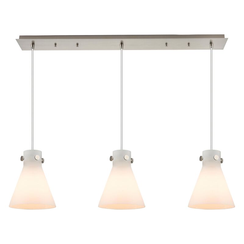 Bruno Marashlian Newton Cone 39 Inch 3 Light Linear Suspension Light by Innovations Lighting