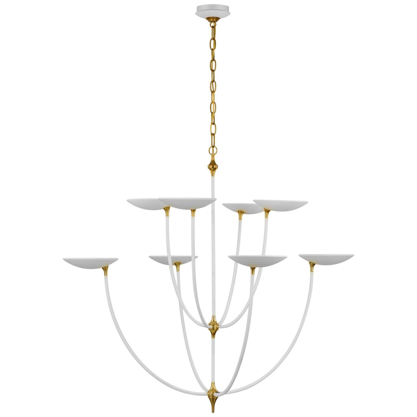Thomas O'Brien Keria 32 Inch 8 Light LED Chandelier by Visual Comfort Signature Collection