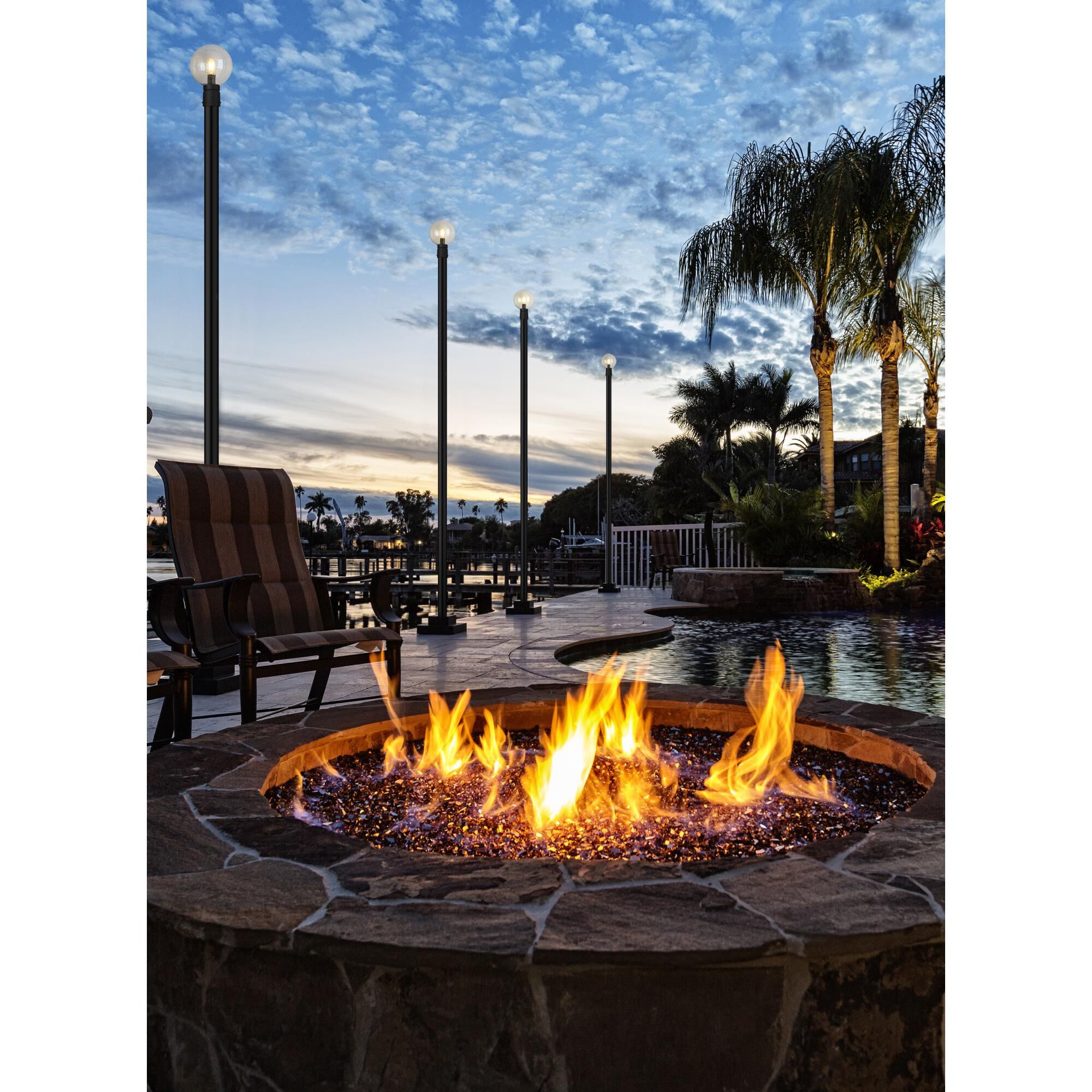 Z-Lite Laurent 85 Inch Tall Outdoor Post Lamp