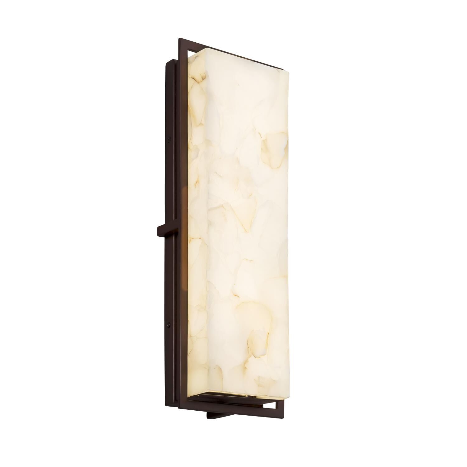 Alabaster Rocks! 18 Inch LED Wall Sconce by Justice Design Group - Clearance