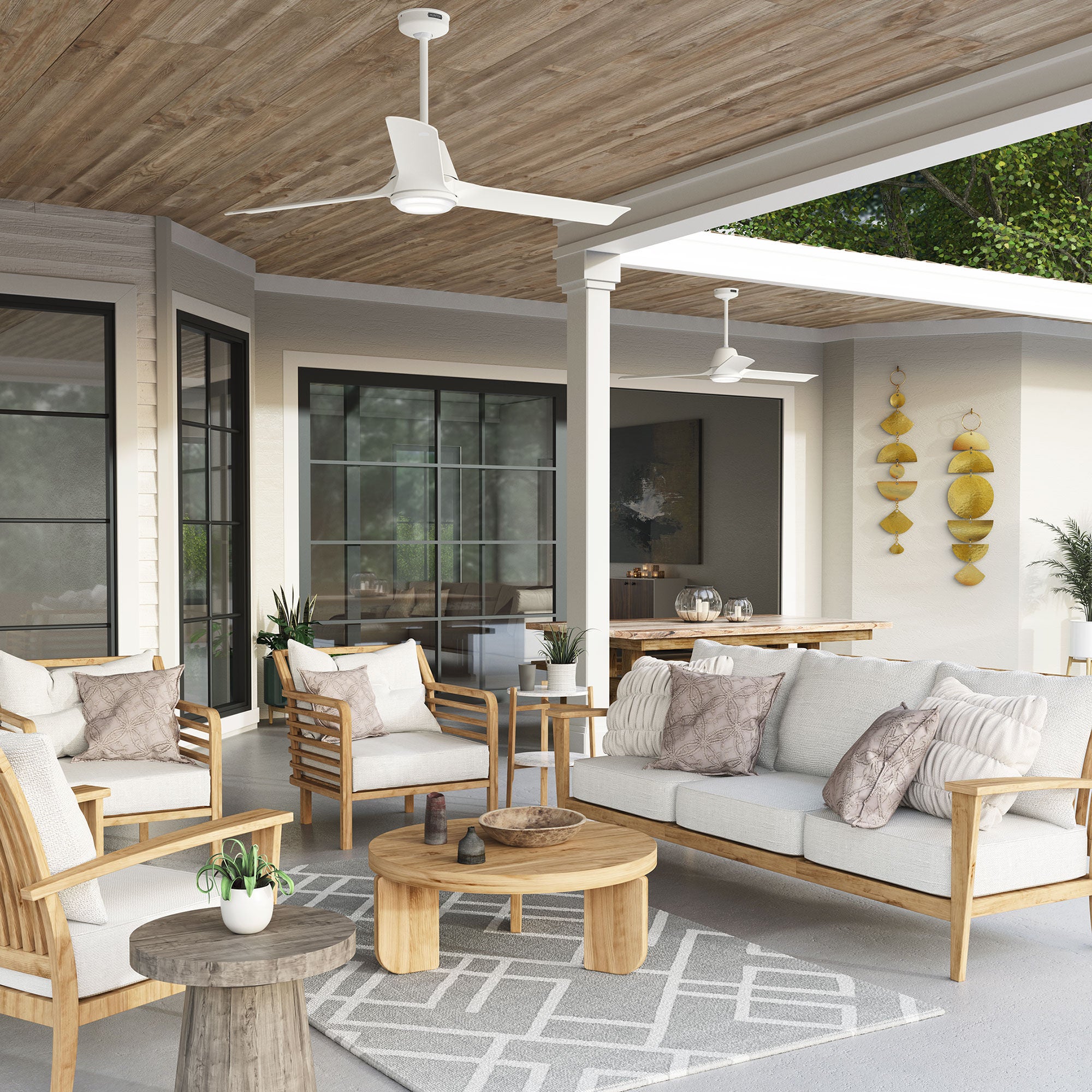 Aeronaut 60 Inch Ceiling Fan with Light Kit,