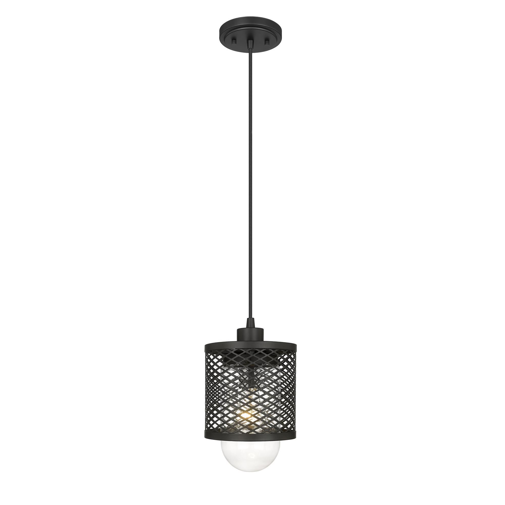 Shown in Matte Black finish and Clear glass