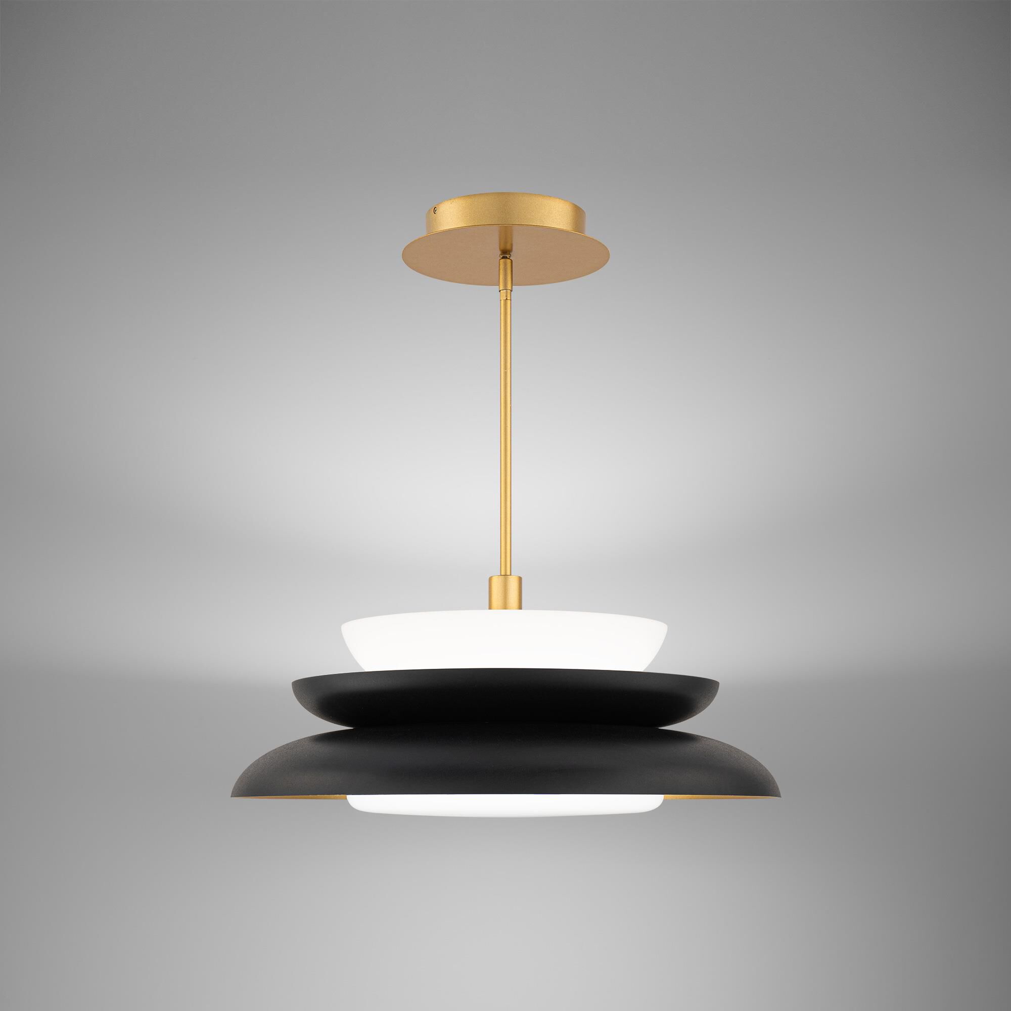 Shown in Black and Gold finish