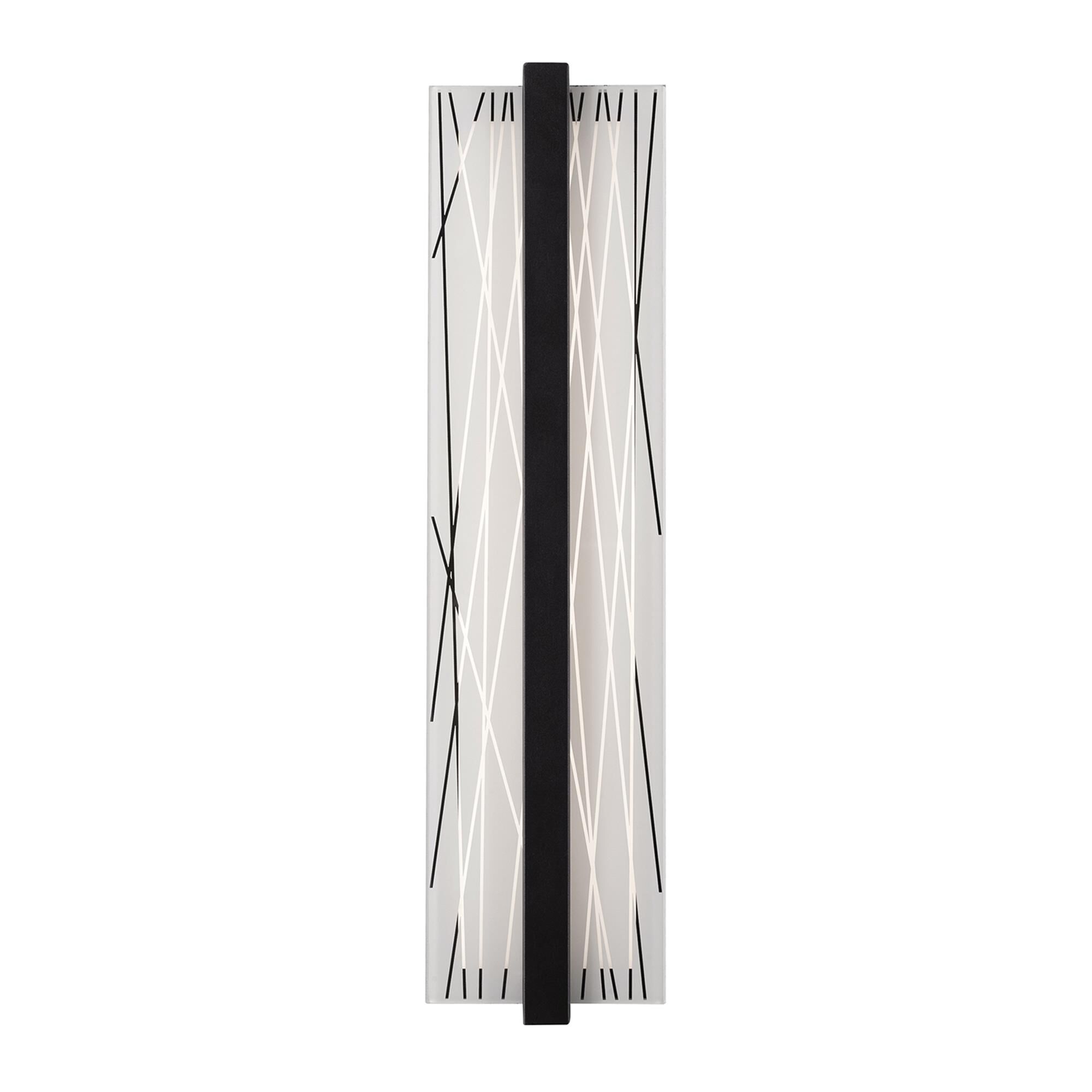 Shown in Black finish and Frosted Clear Acrylic glass
