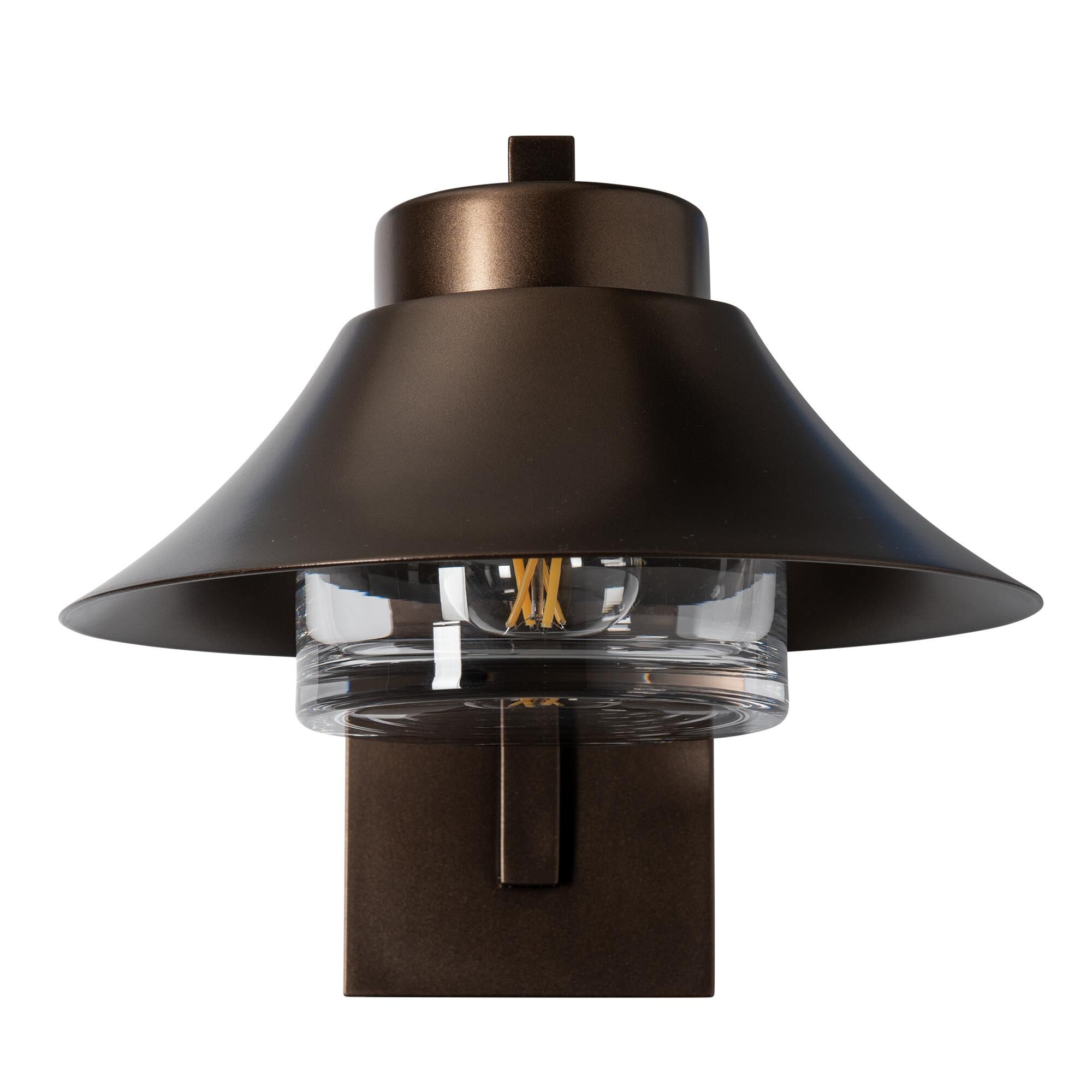 Shown in Coastal Bronze finish and Clear glass