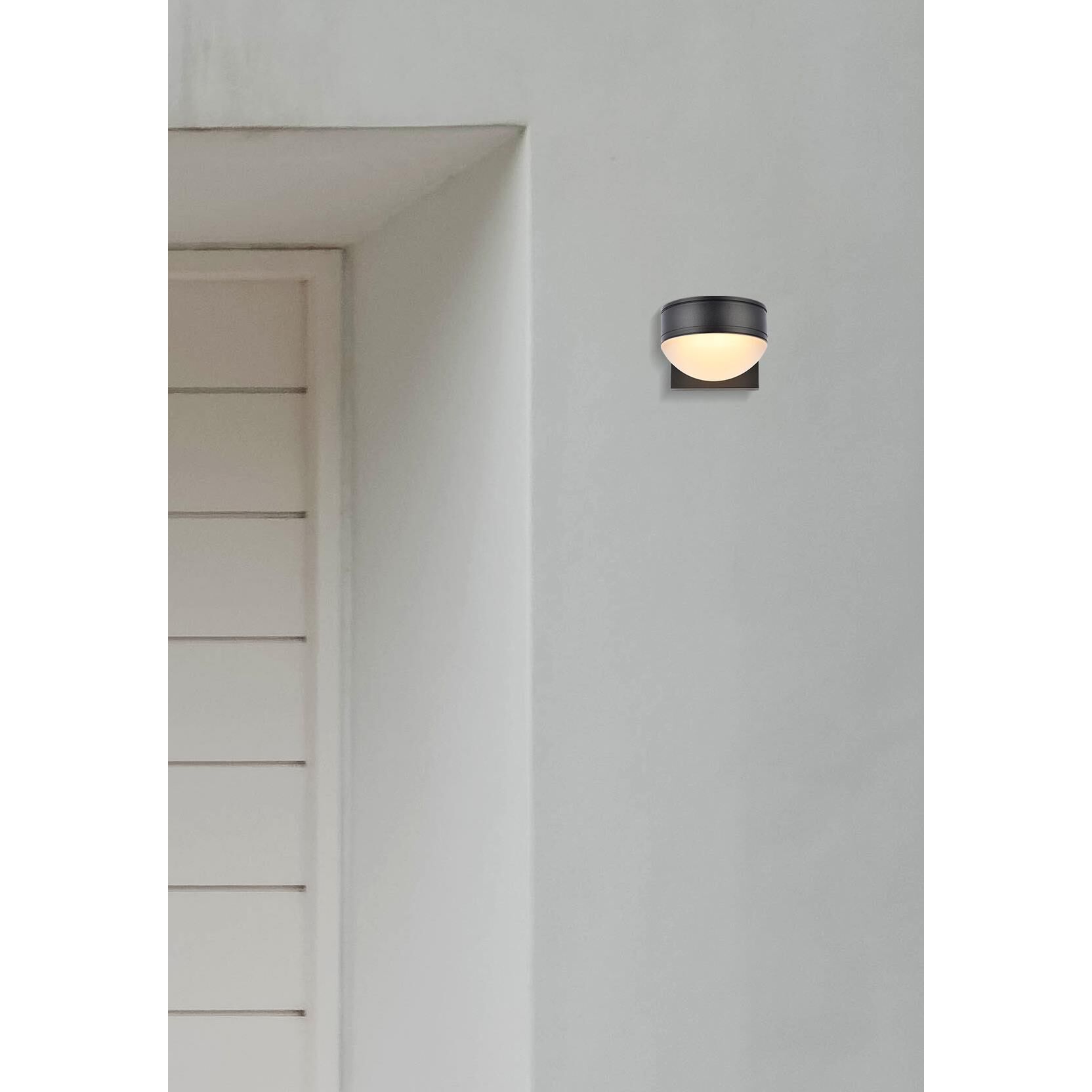 Elegant Lighting Raine 5 Inch Tall LED Outdoor Wall Light