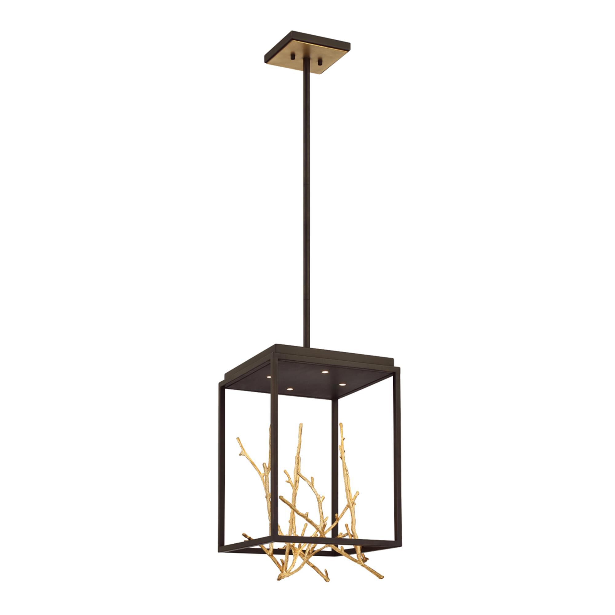 Shown in Bronze finish and Gold accent