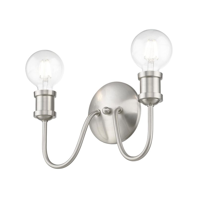 Lansdale 13 Inch 2 Light Bath Vanity Light by Livex Lighting