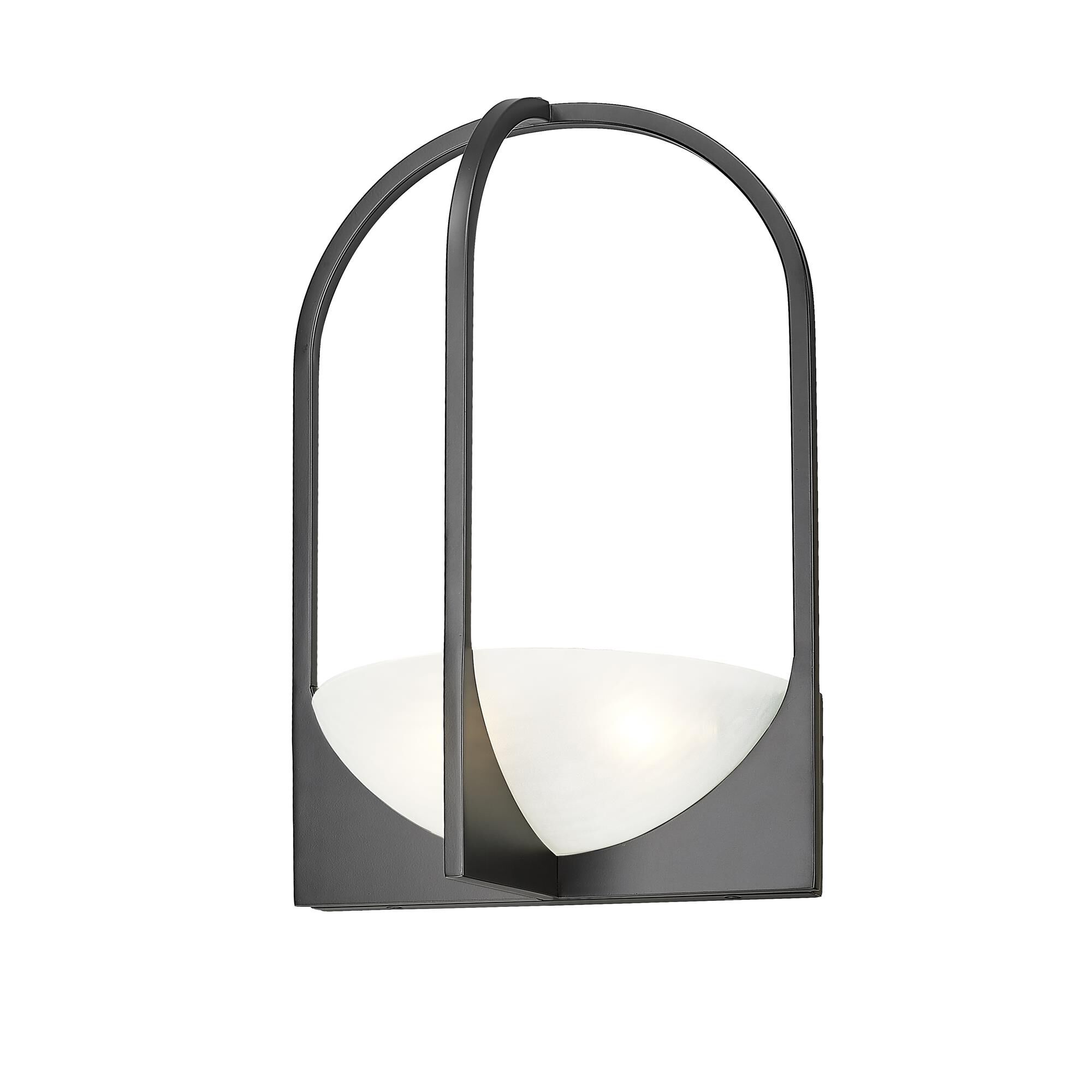 Shown in Matte Black finish and Sand Blast glass and Sand Blast shade