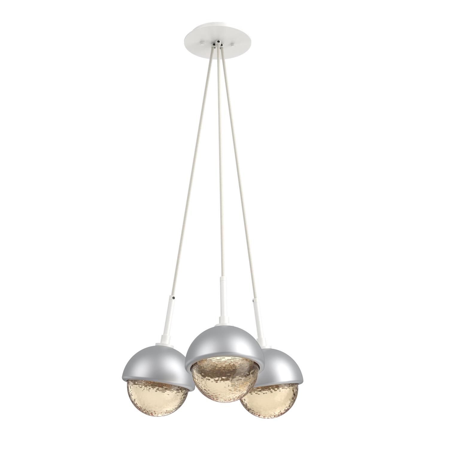 Levi Wilson Cabochon 13 Inch Multi Pendant Light by Hammerton Studio