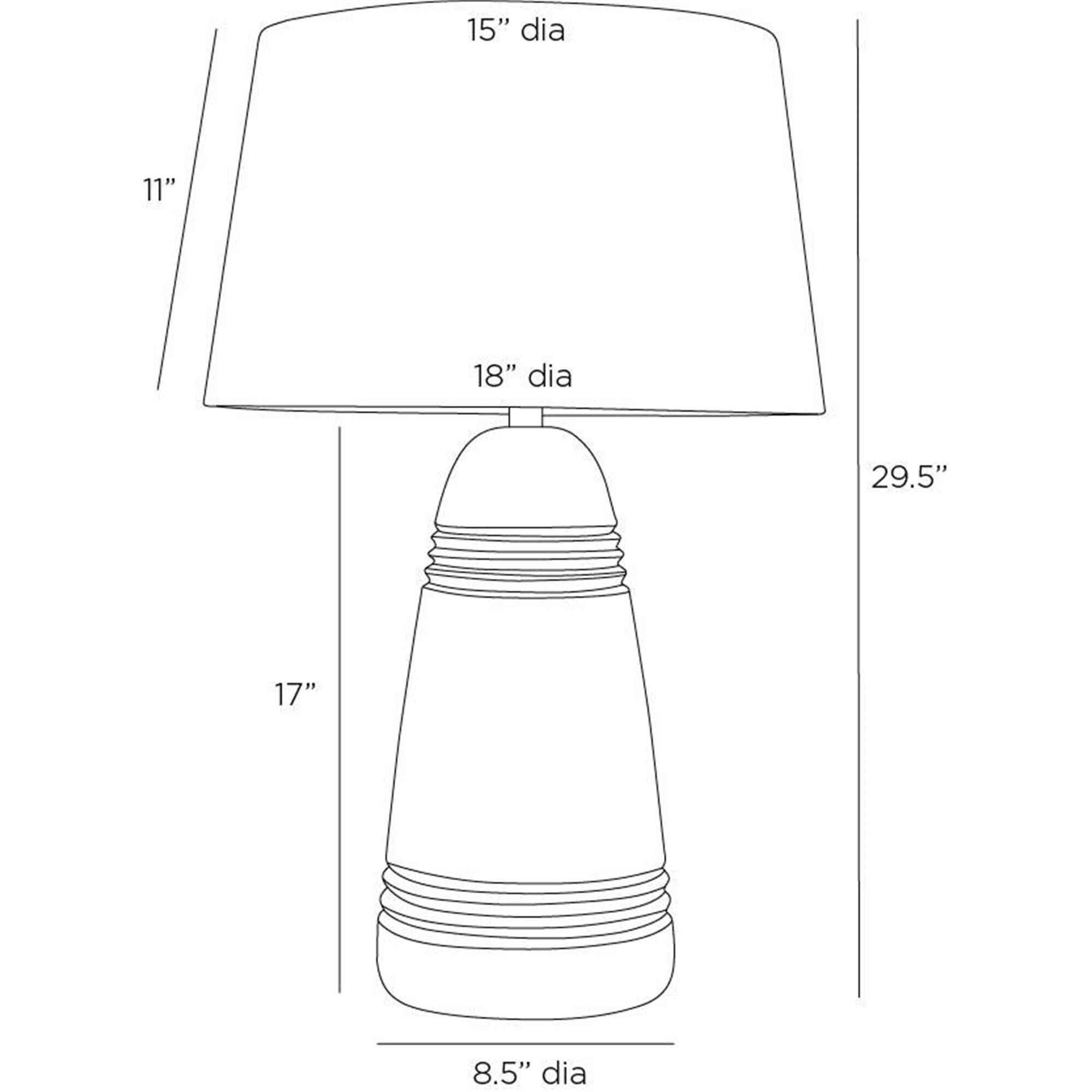 Django 30 Inch Table Lamp by Arteriors Home