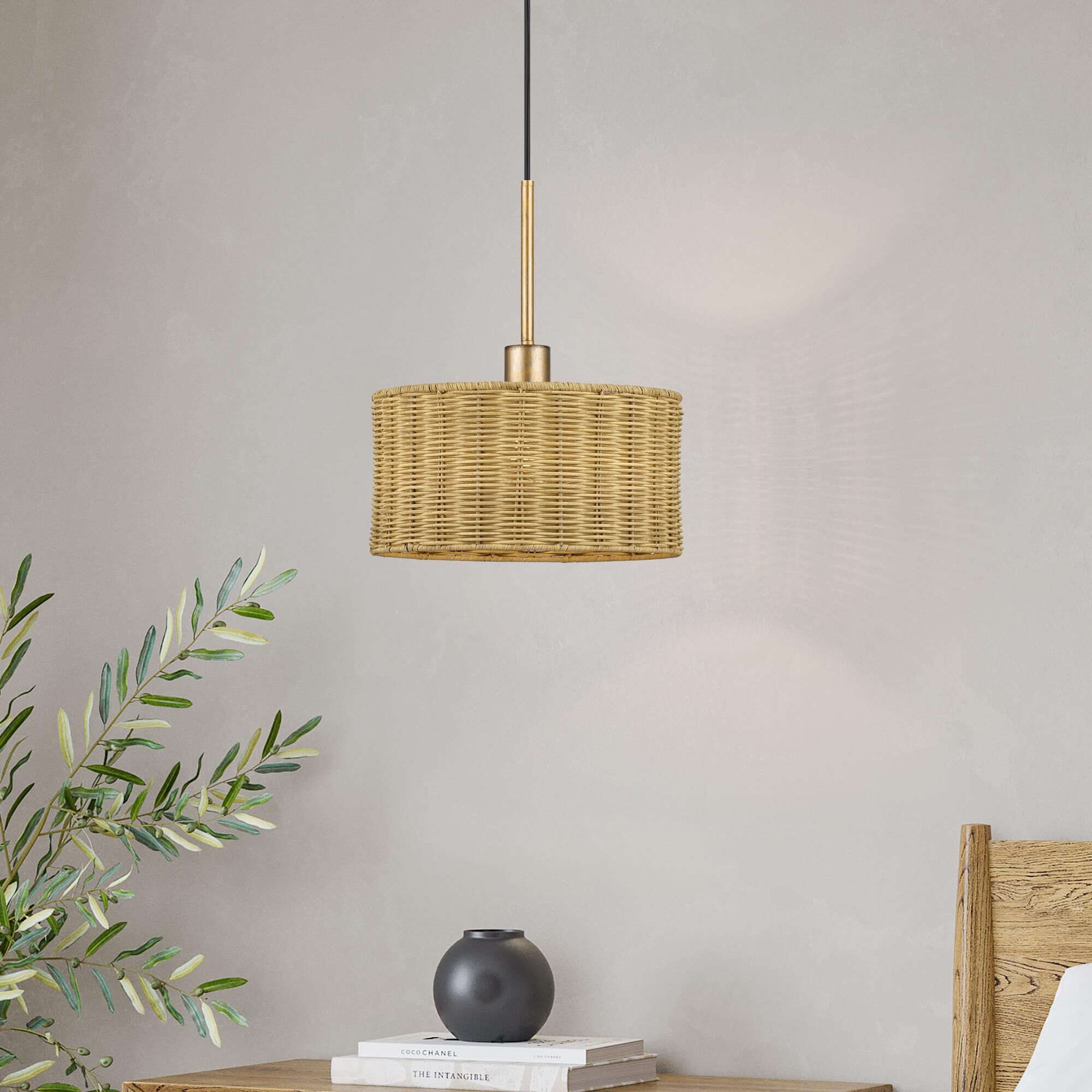Weavington 12 Inch Mini Pendant by Livex Lighting