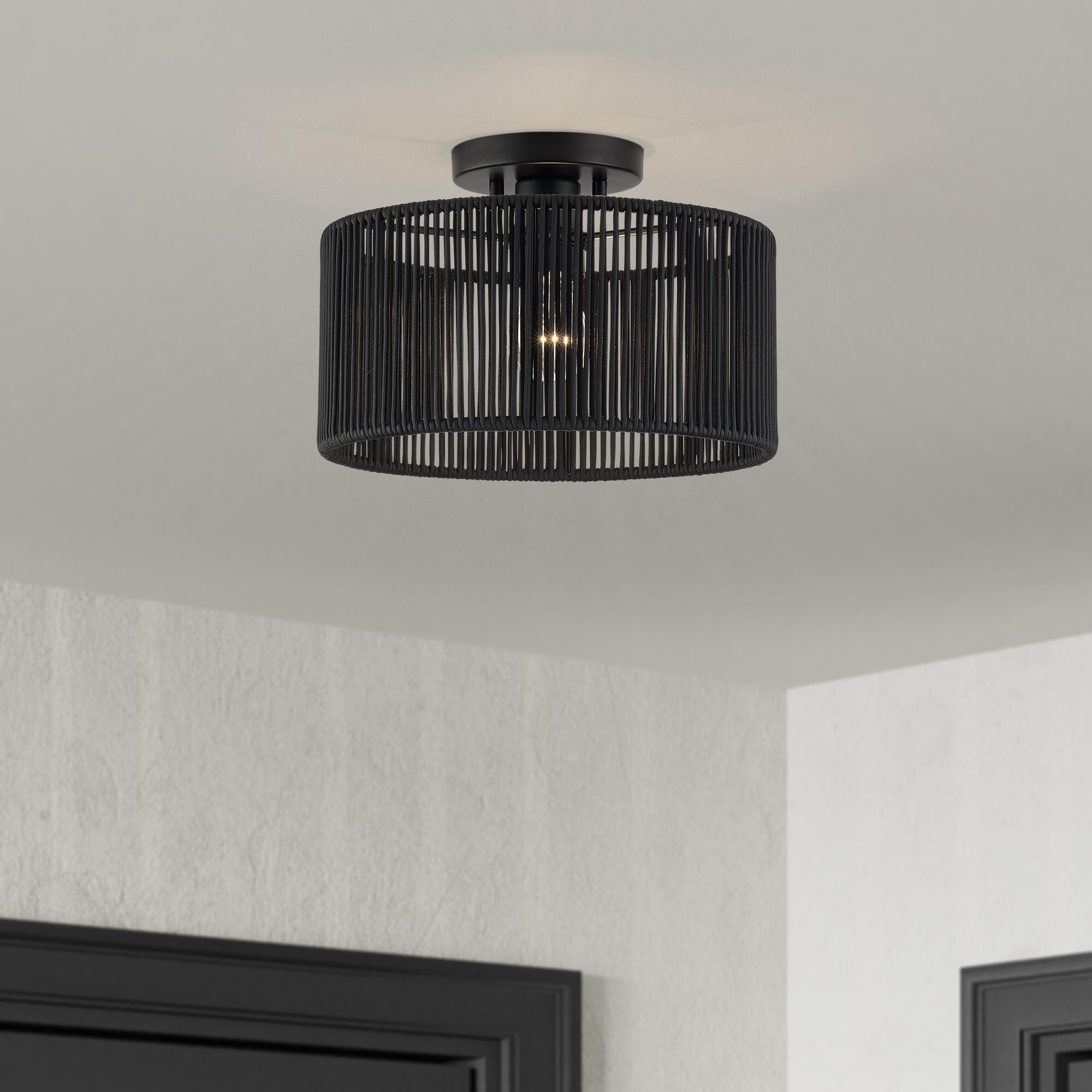 Acordia 12 Inch Semi Flush Mount by Livex Lighting