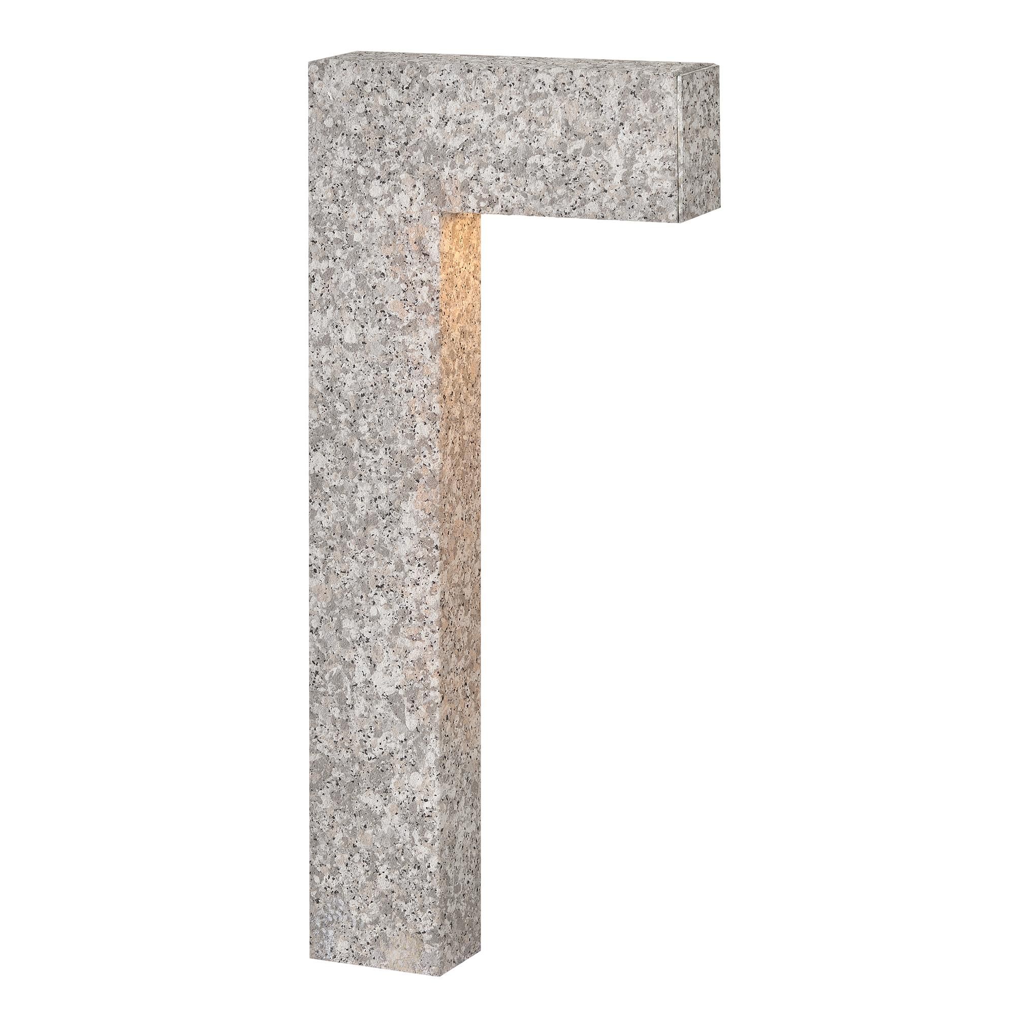 Shown in Quarry Stone finish and Clear Etched glass
