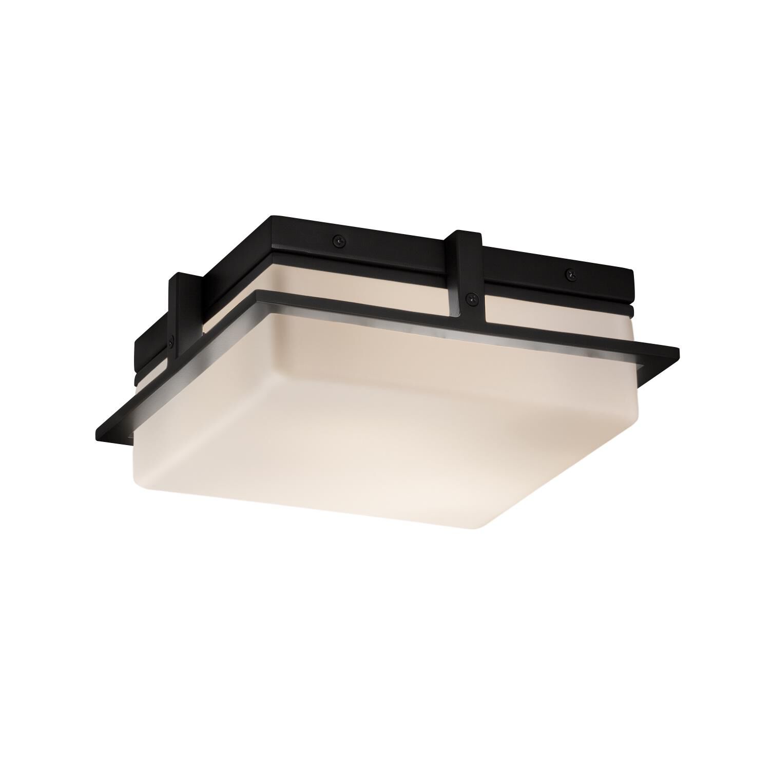 Fusion 10 Inch 1 Light LED Outdoor Flush Mount by Justice Design Group