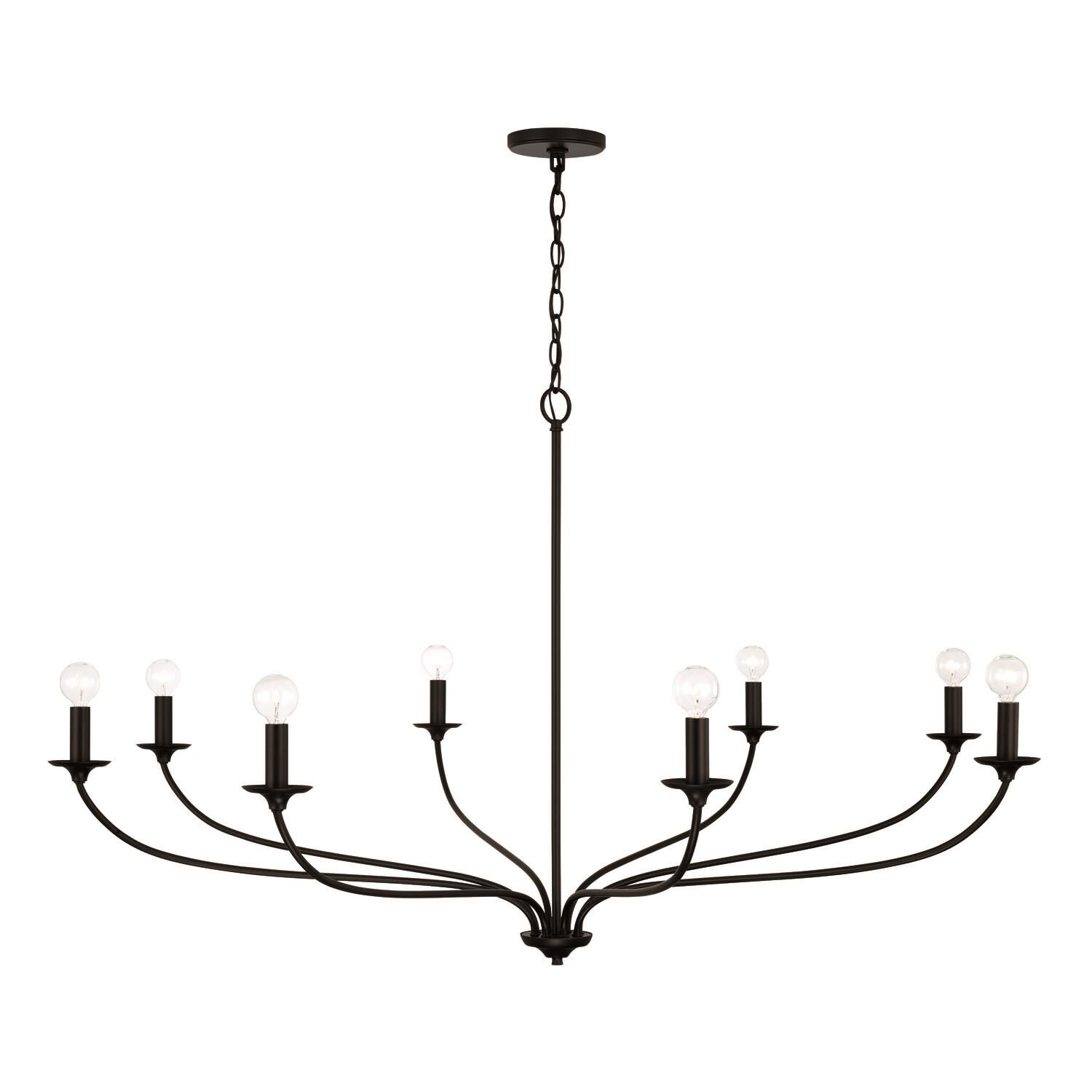 Dolan 52 Inch 8 Light Chandelier Capitol Lighting
