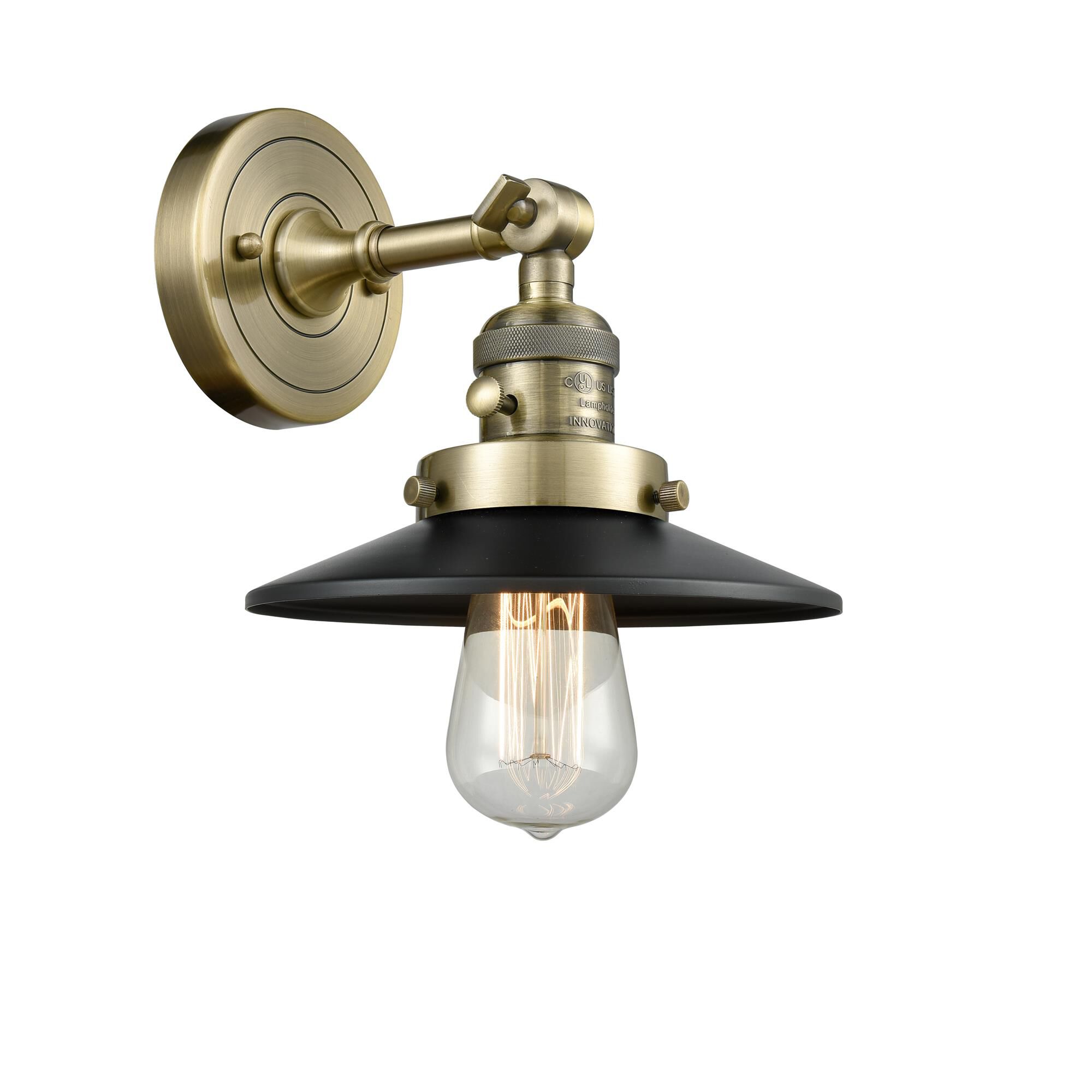 Bruno Marashlian Railroad Wall Sconce by Innovations Lighting