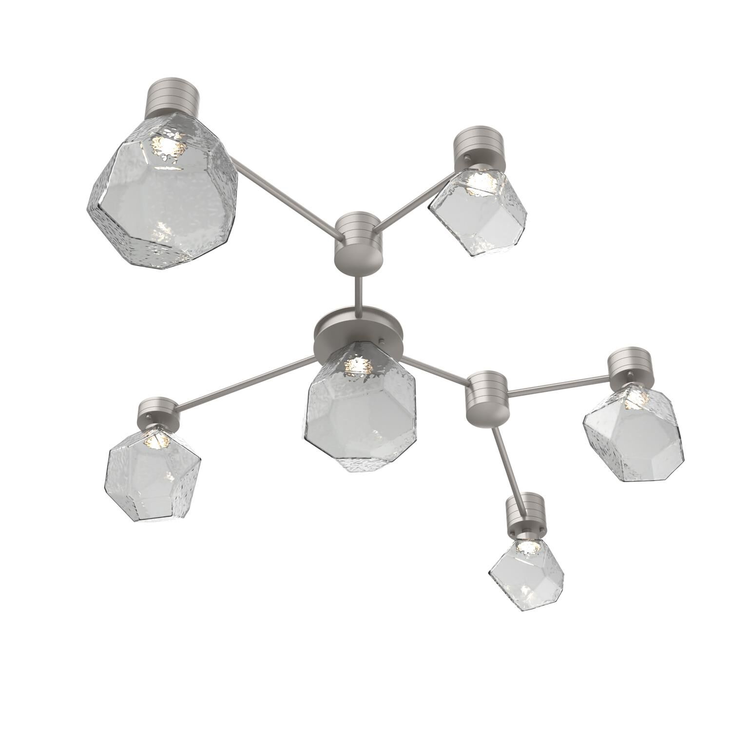 Shown in Beige Silver finish and Smoke glass