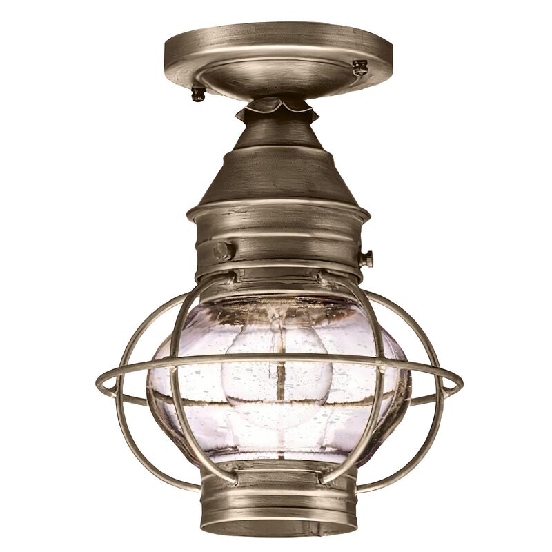 Onion 8 Inch Outdoor Flush Mount by Northeast Lantern
