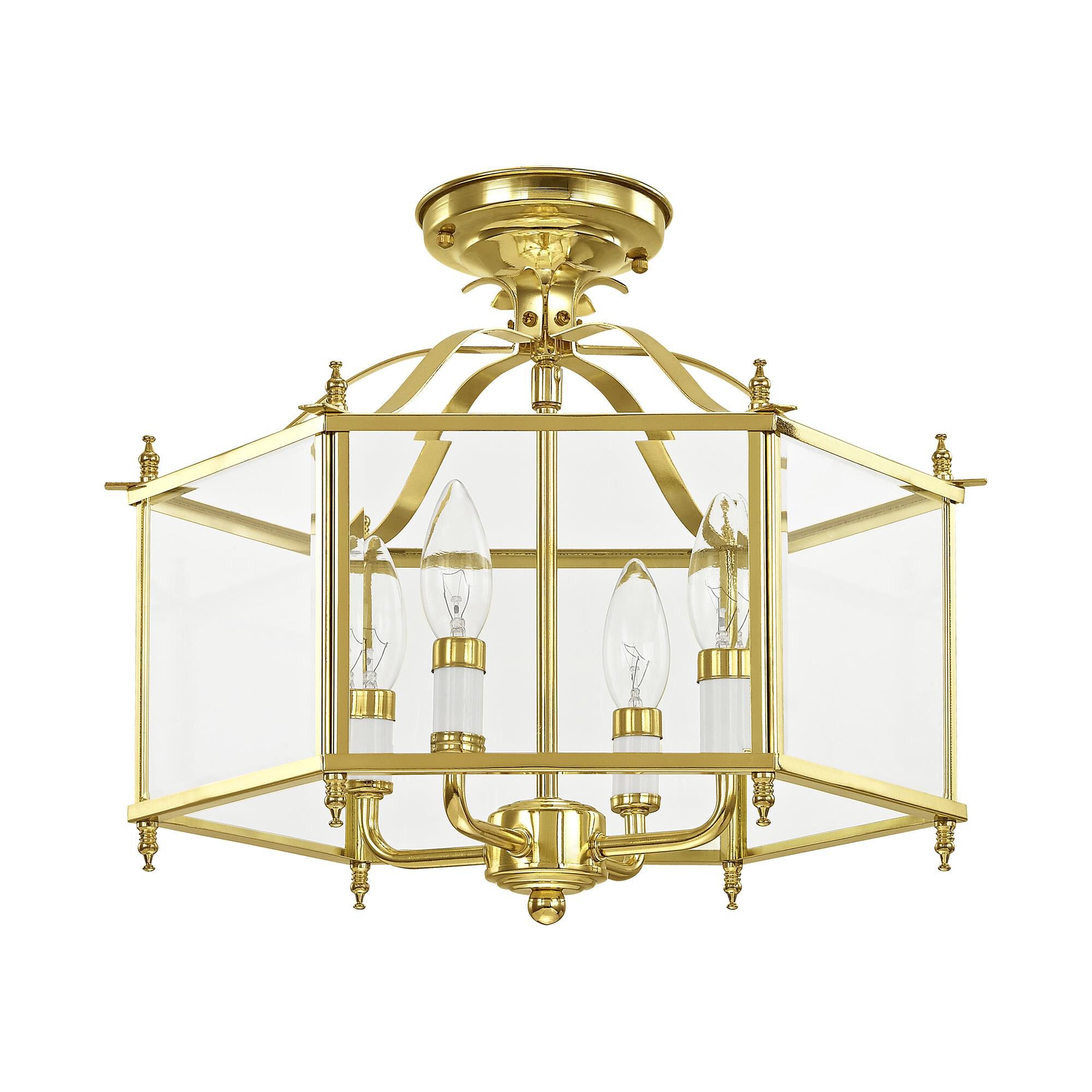 Livingston 15 Inch Cage Pendant by Livex Lighting
