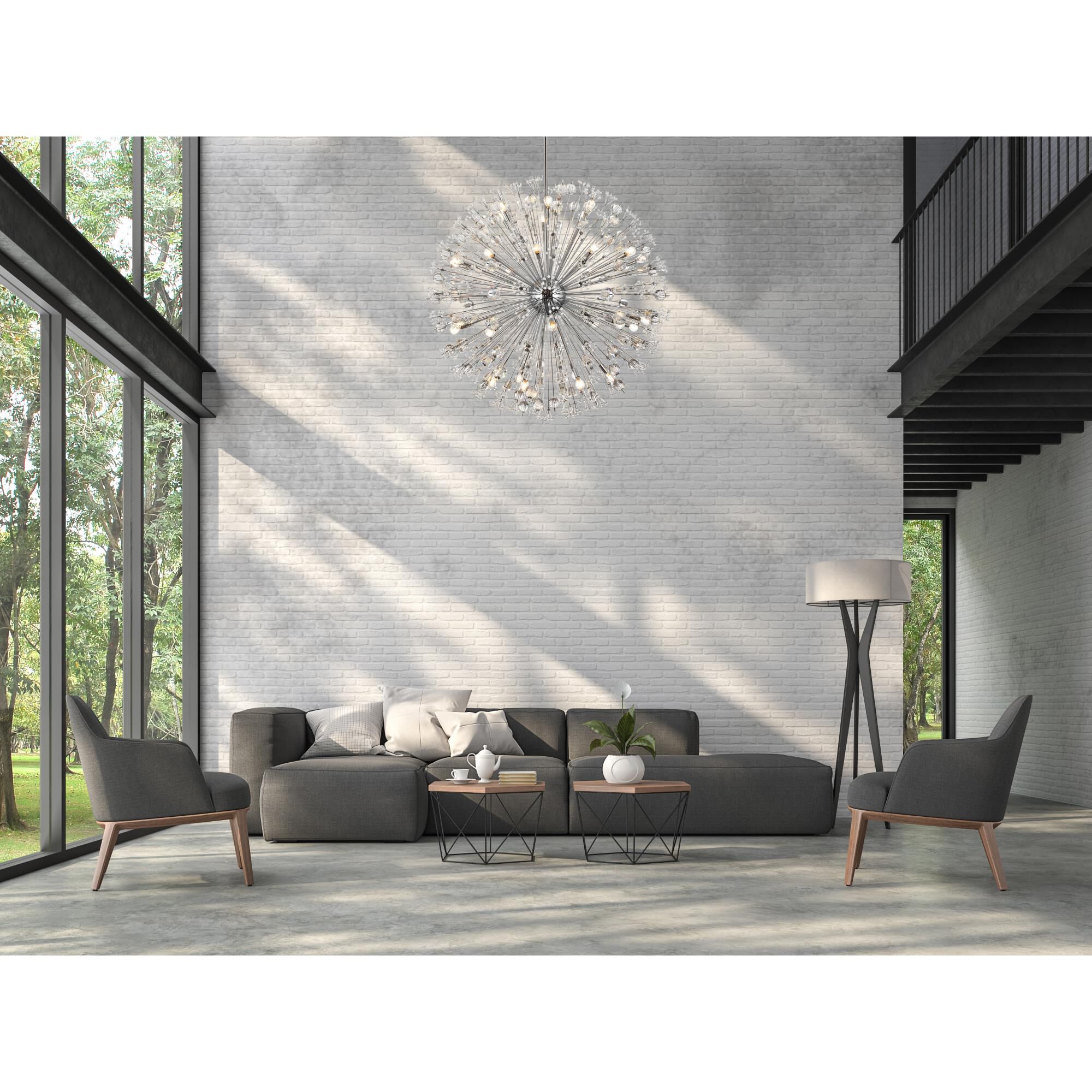 Vera 50 Inch Large Pendant by Elegant Lighting