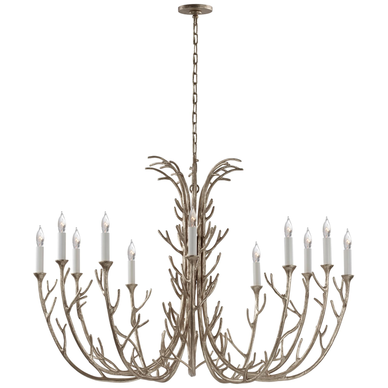 Julie Neill Silva 48 Inch 12 Light Chandelier by Visual Comfort Signature Collection