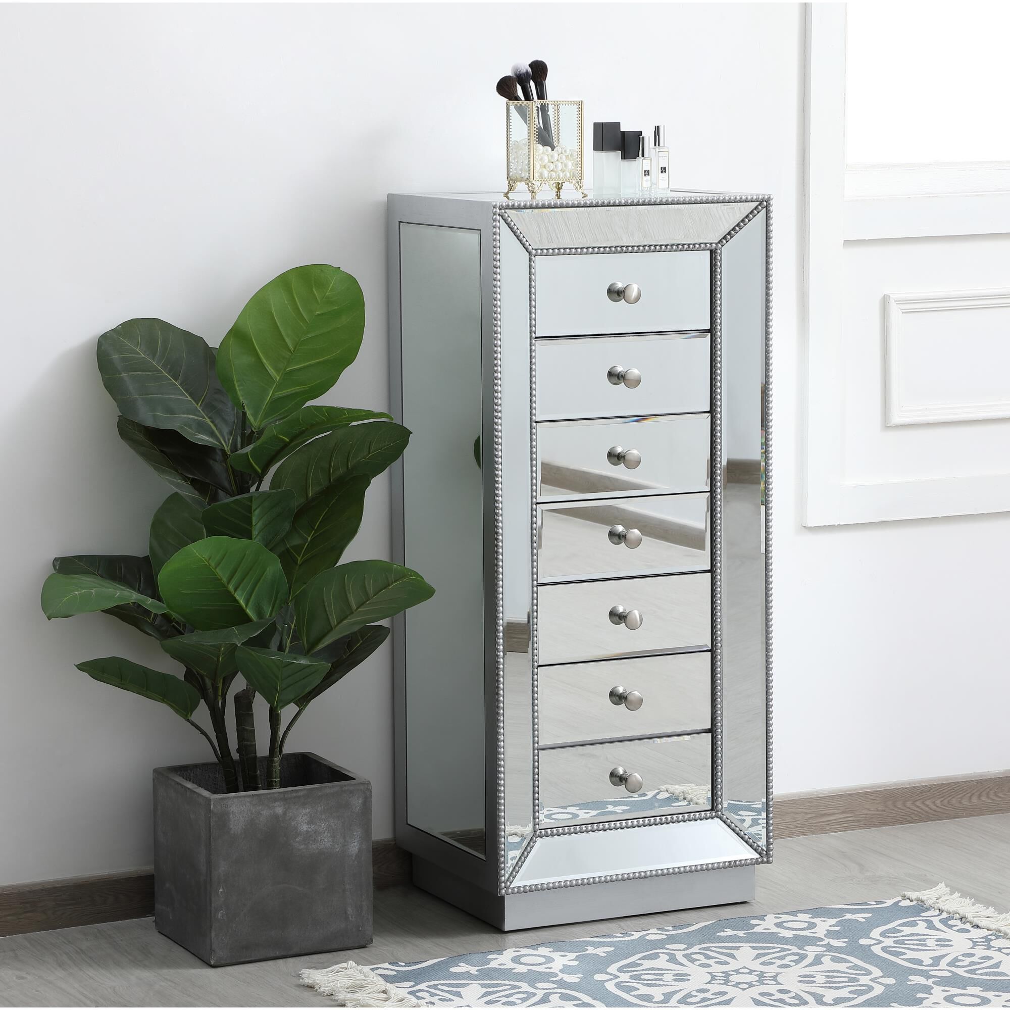 Shown in Antique Silver finish