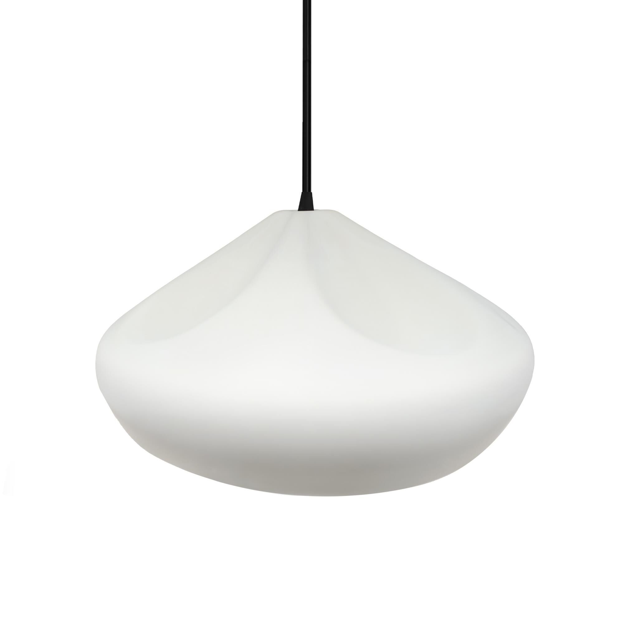 Shown in Matte Black finish and Bisque shade