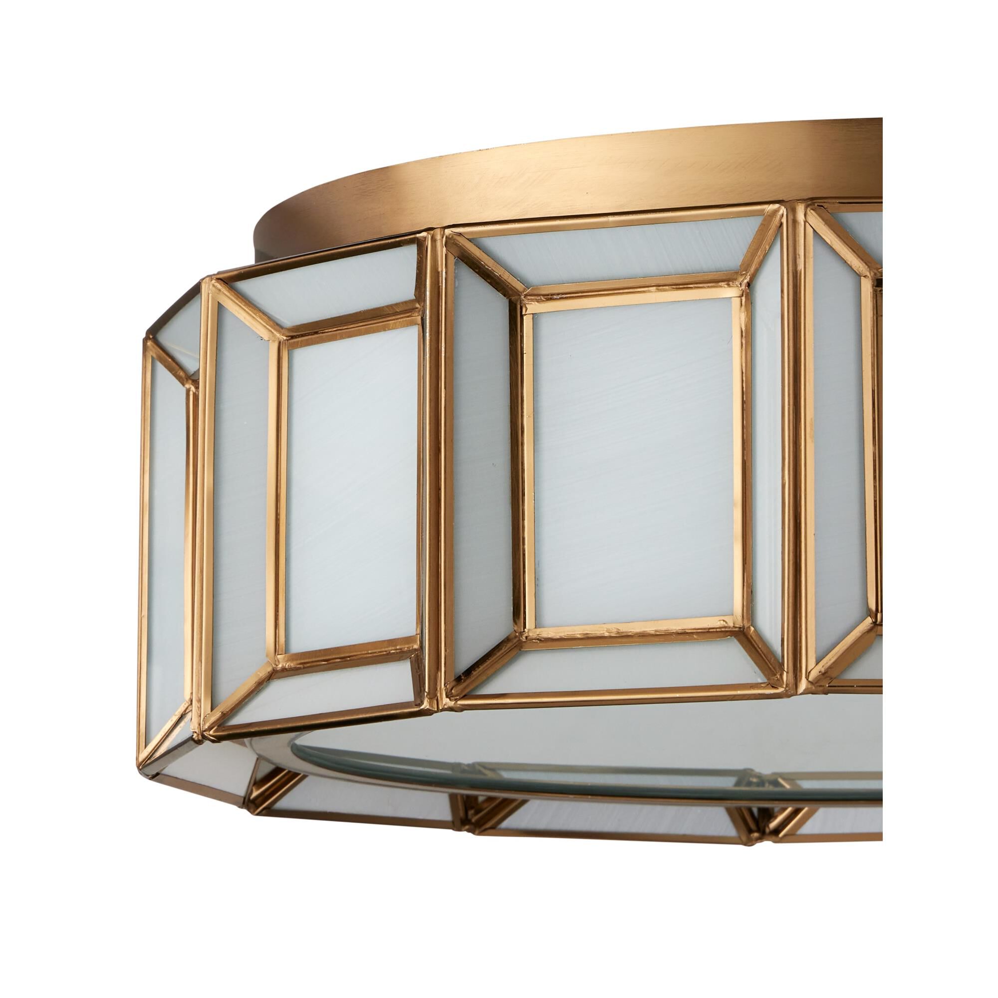 Shown in Antique Brass, White finish