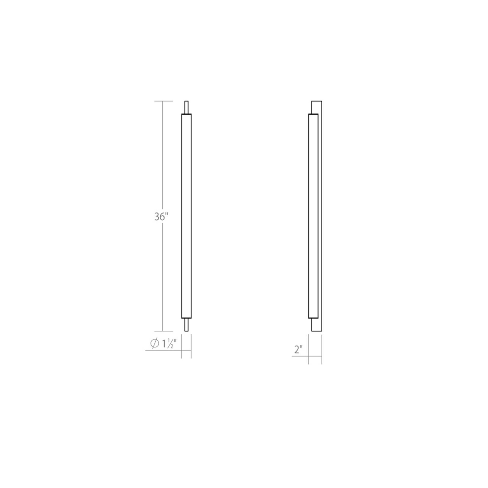 Shown in Bright Satin Aluminum finish