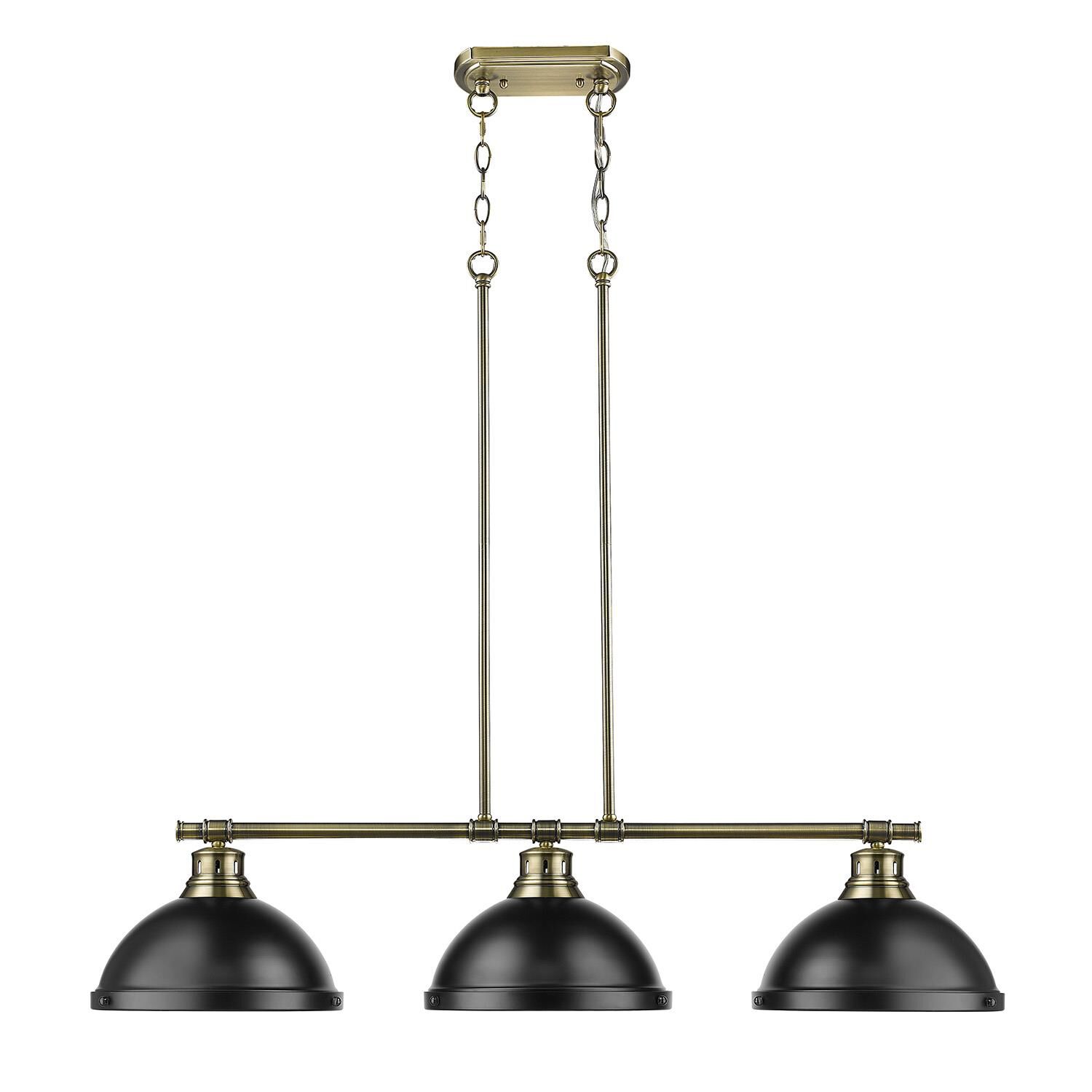 Duncan 40 Inch Linear Suspension Light by Golden Lighting