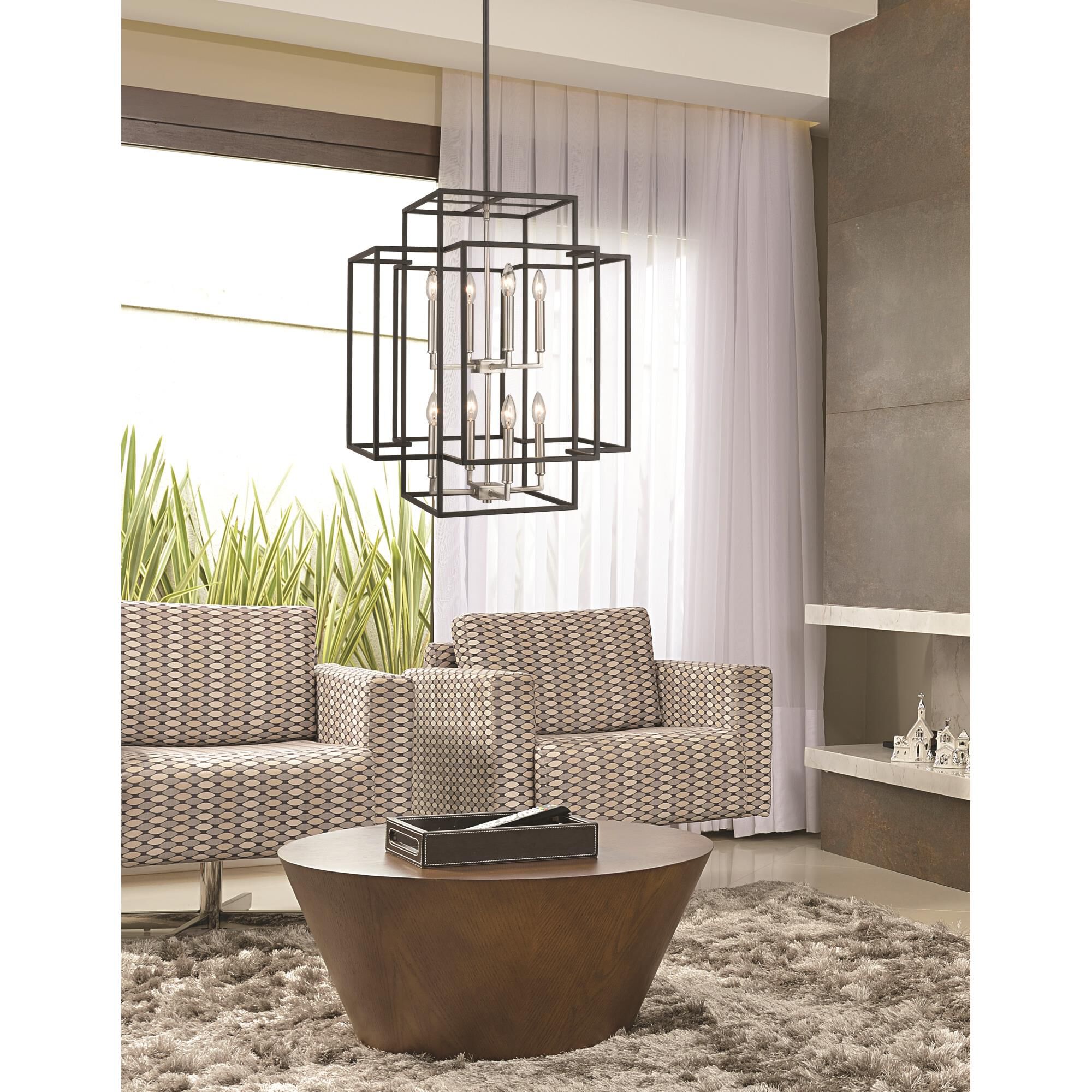 Titania 22 Inch 8 Light Mini Chandelier by Z-Lite