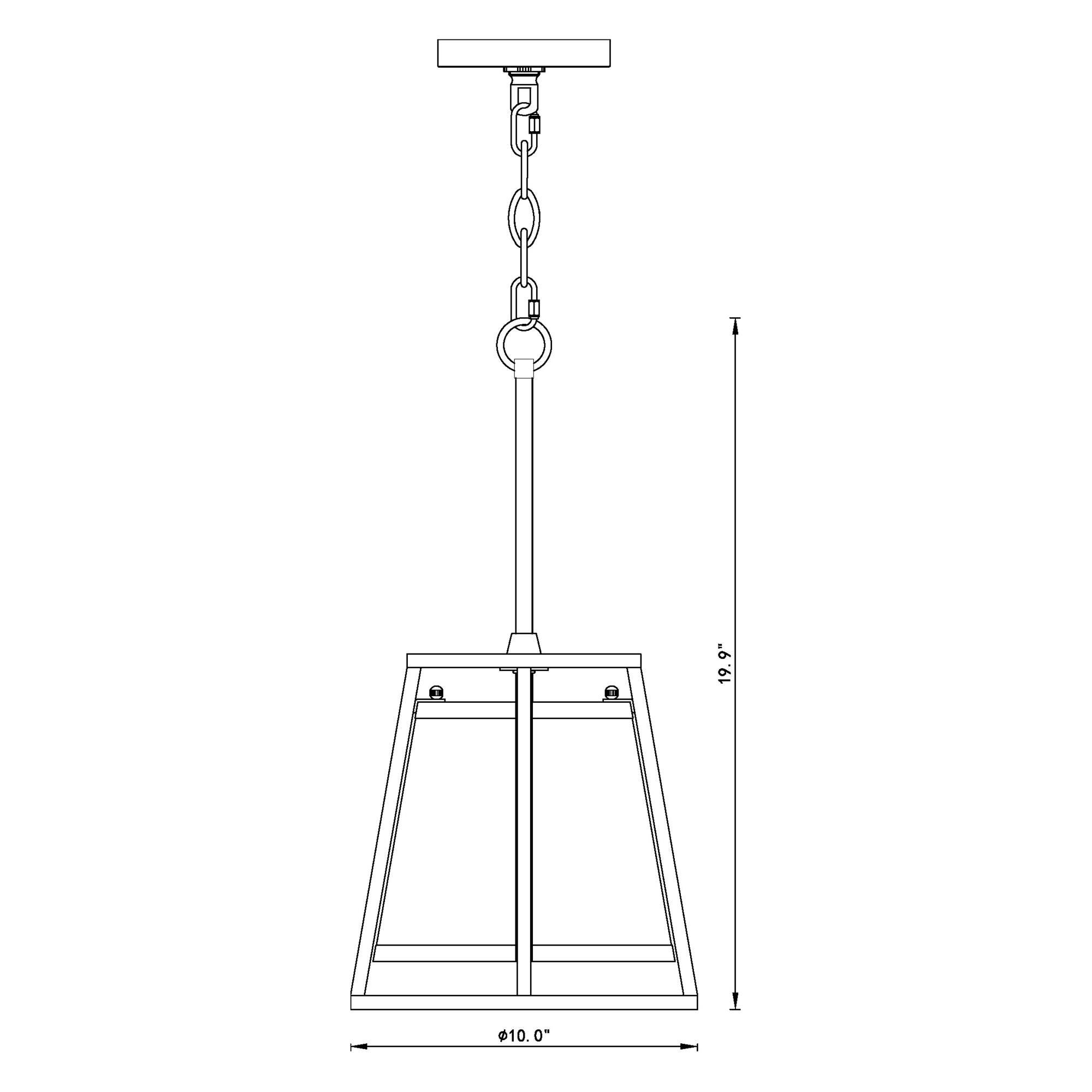 Shown in Rubbed Brass finish and White Fabric shade