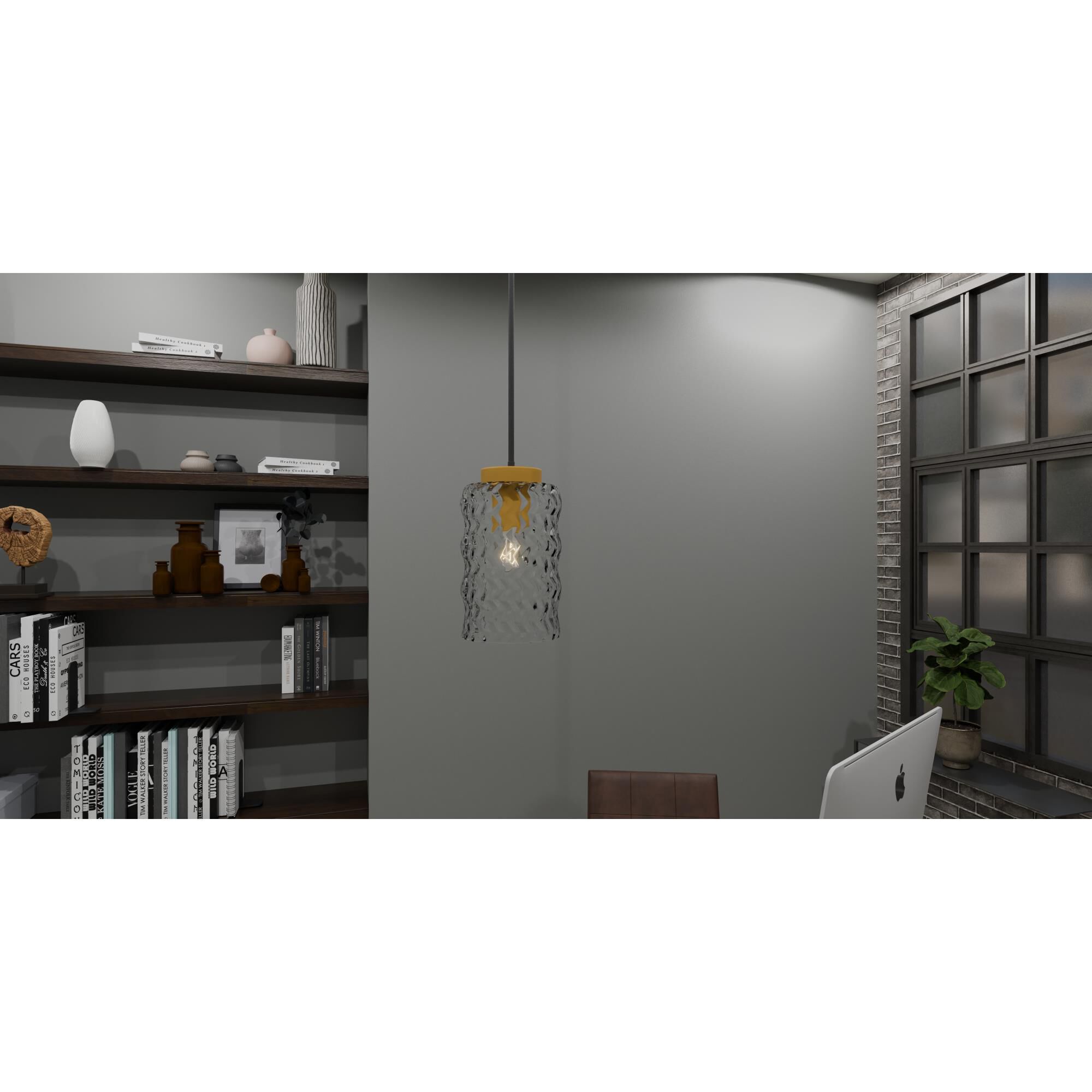 Carly 8 Inch 1 Light Mini Pendant by Quoizel