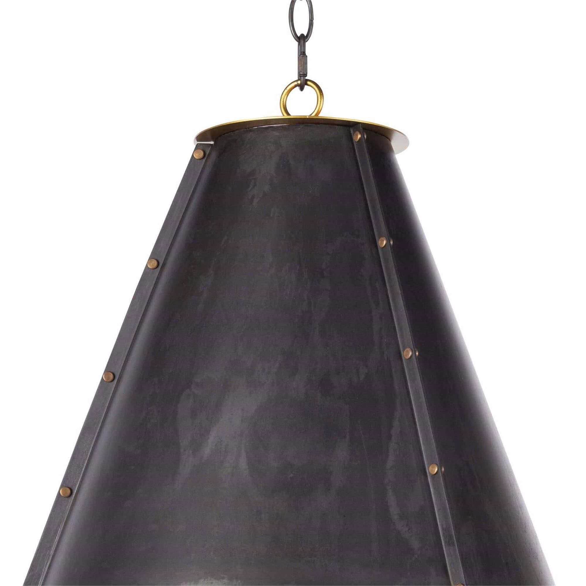 Shown in Blackened Brass finish