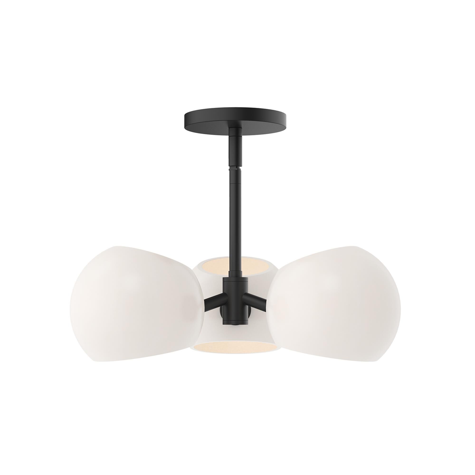 Shown in Matte Black finish and Opal Matte glass