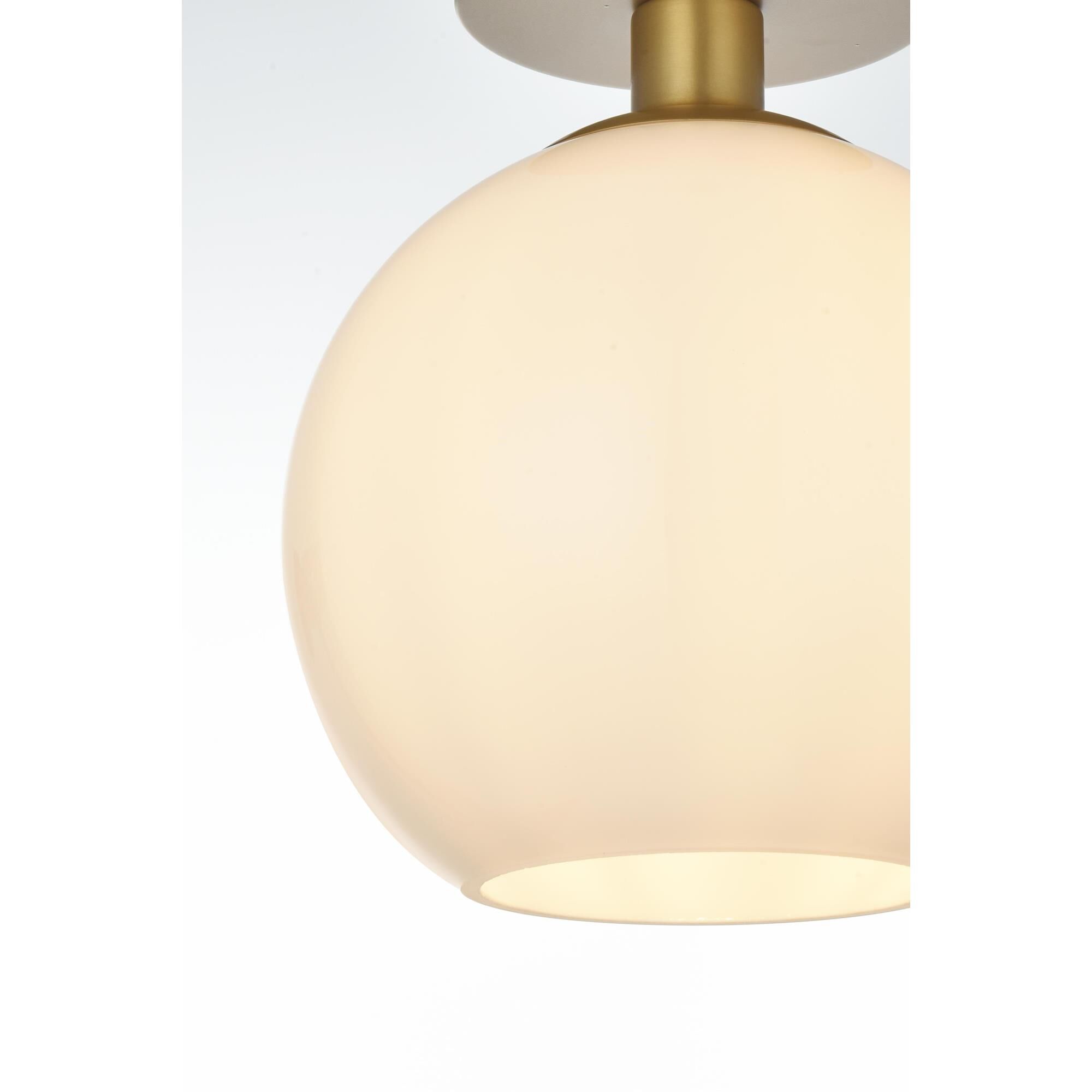 Baxter 8 Inch Flush Mount by Elegant Lighting