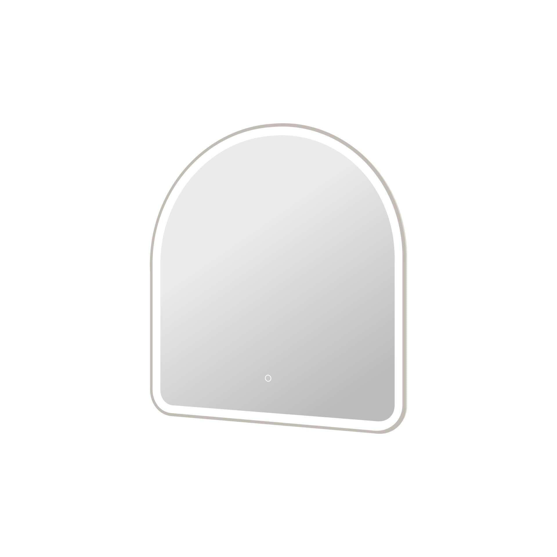 Harmoni 36 Inch Arched LED Lighted Mirror by Elegant Decor