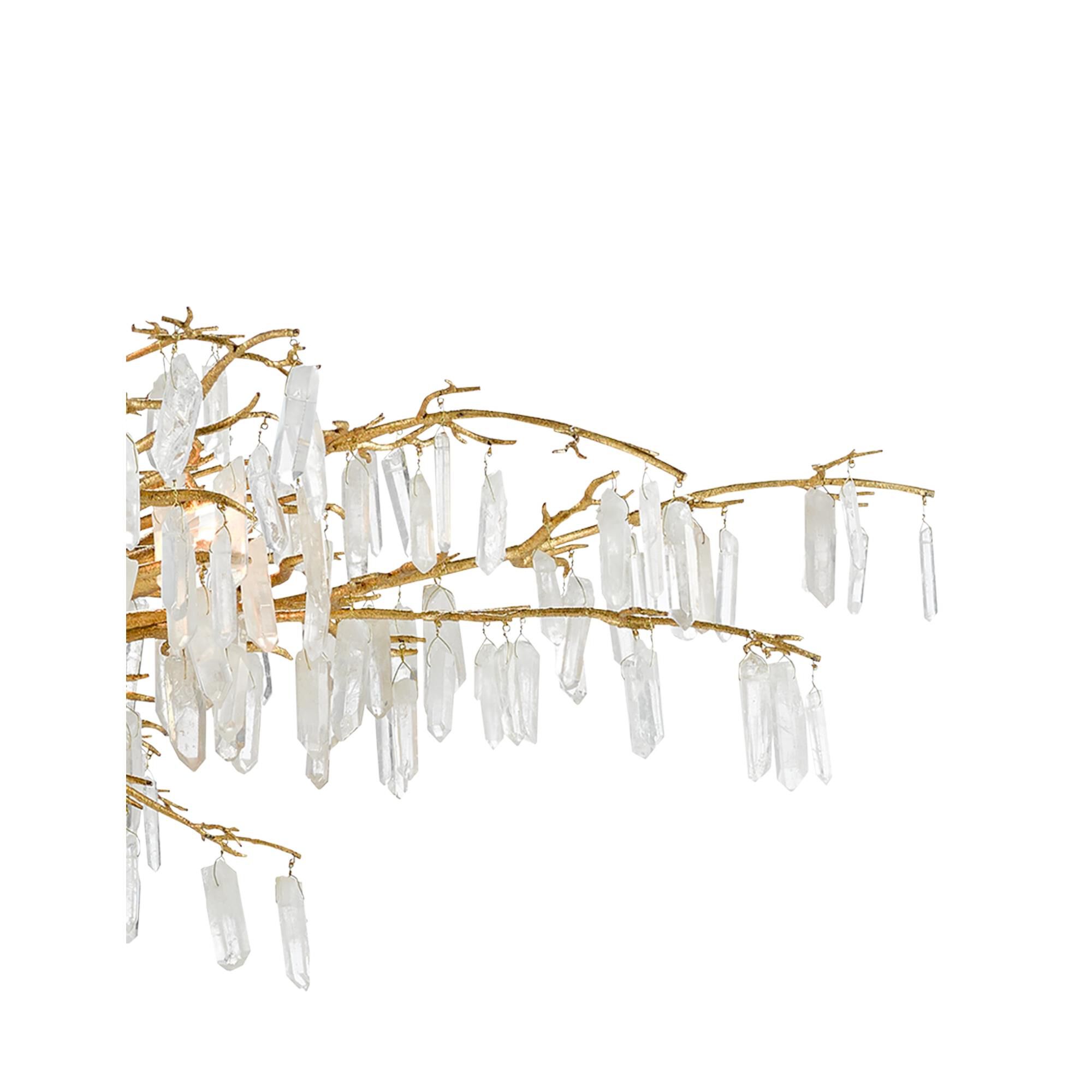 Aviva Stanoff Forest Dawn 8 Light Chandelier by Currey and Company