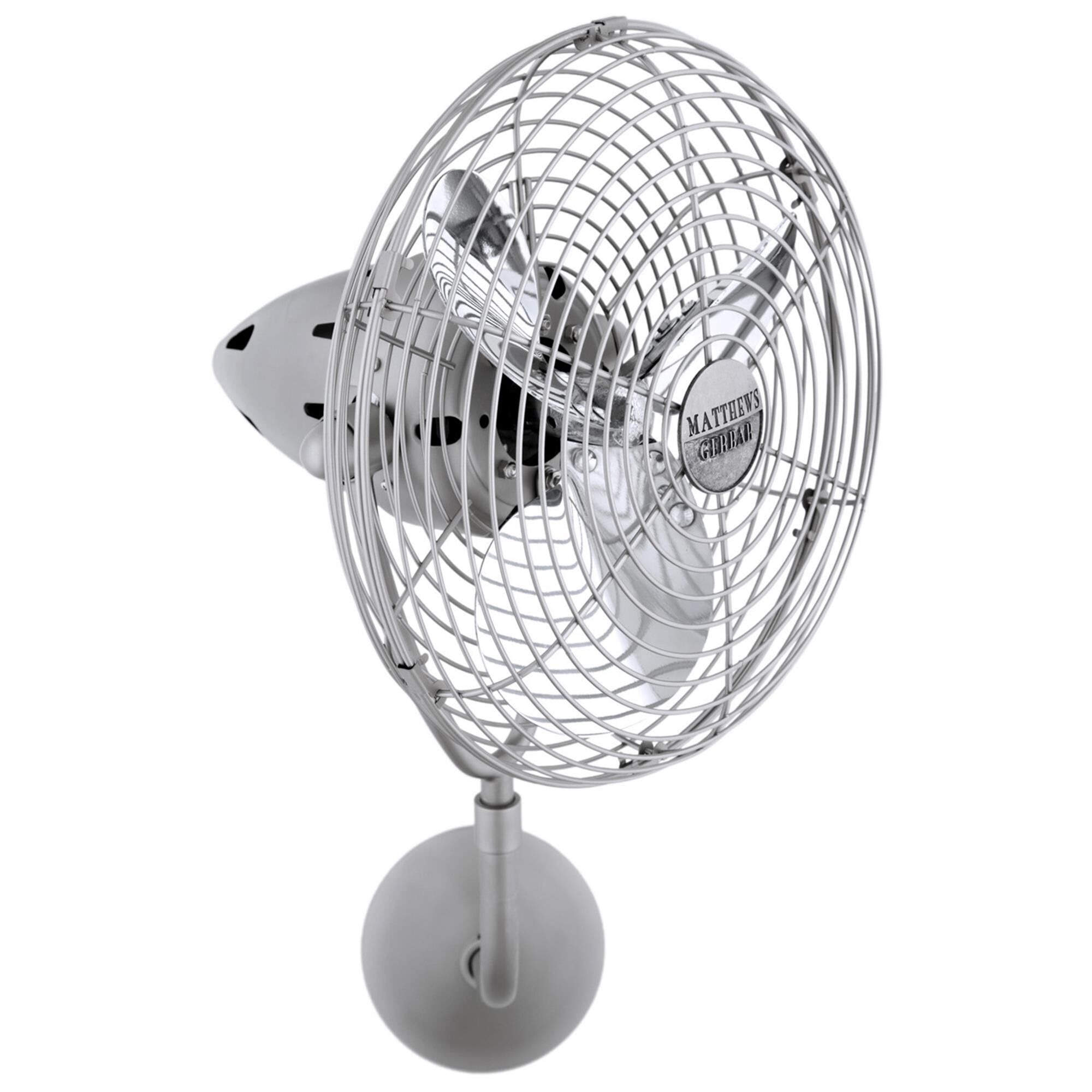 Bruna Parede Wall Mounted Fan by Matthews Fan Company