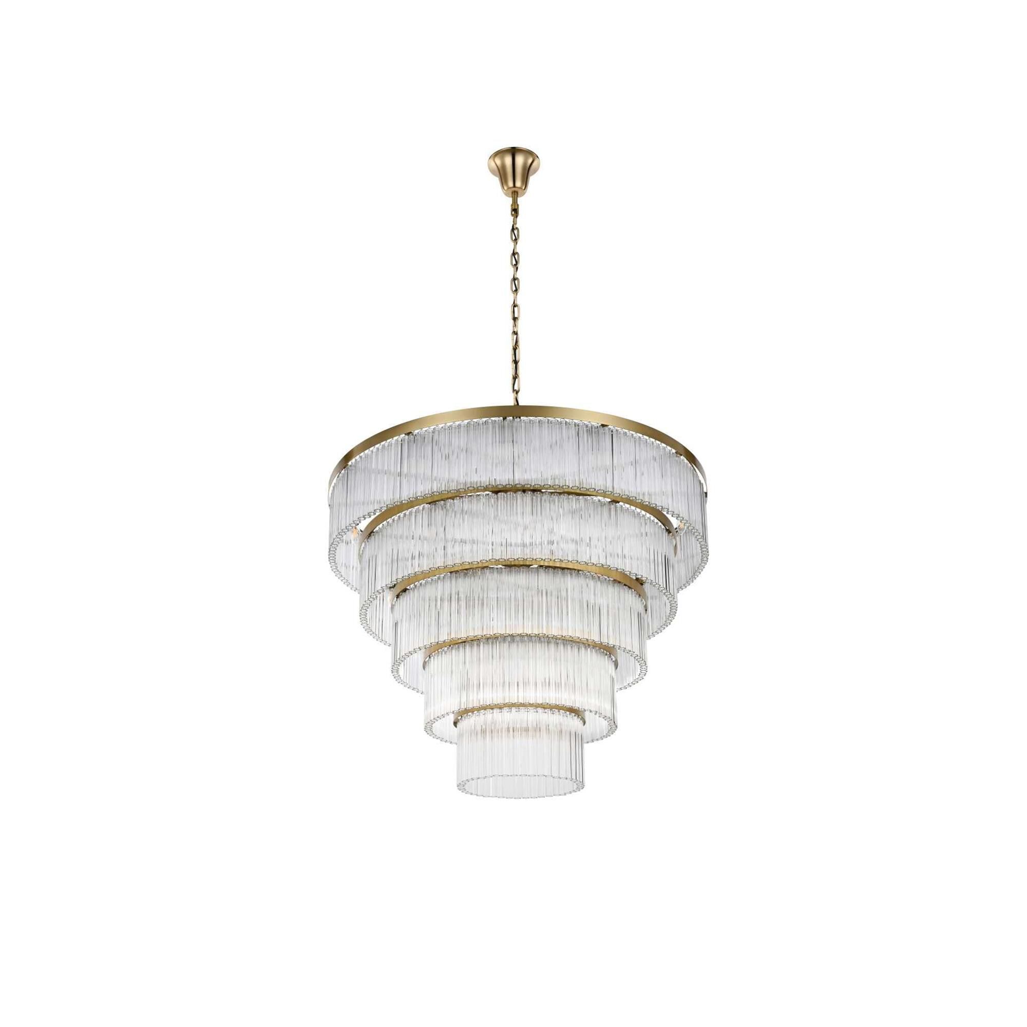 Harlow 48 Inch Chandelier by Elegant Lighting