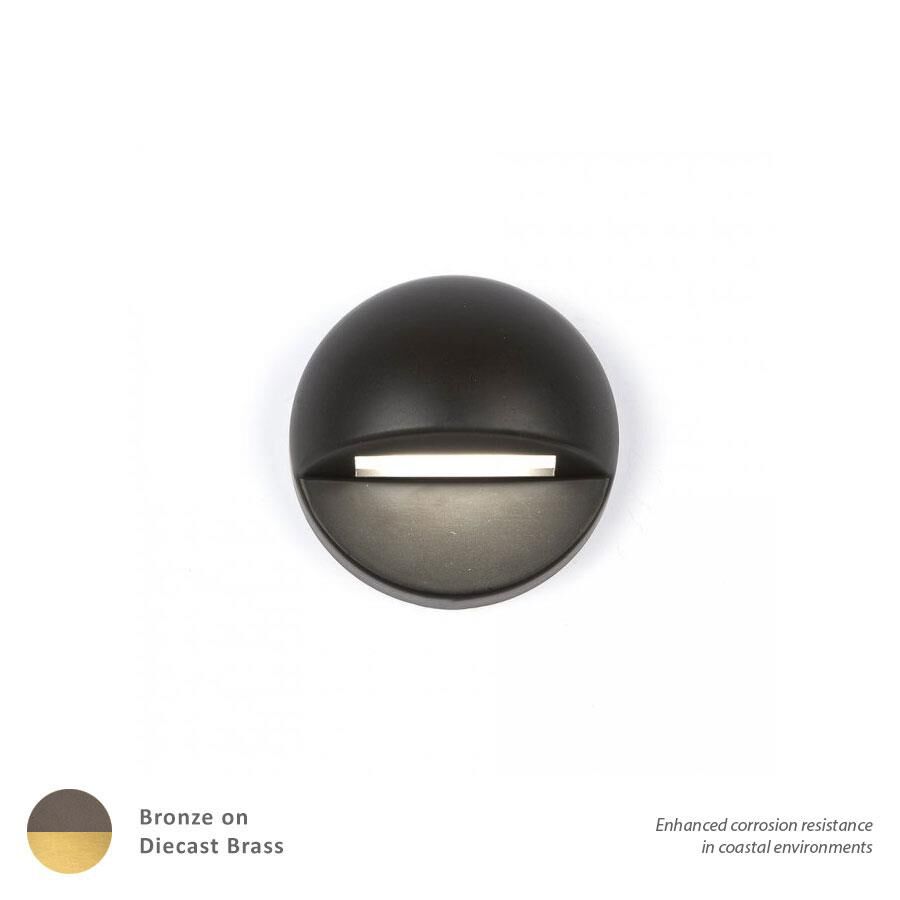 Shown in Bronzed Brass finish and Frosted glass