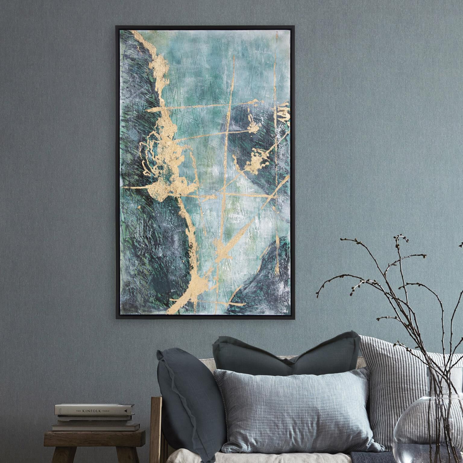 Ocean Wave #2 Hand Painted Original Art Painting by Howard Elliott Collection