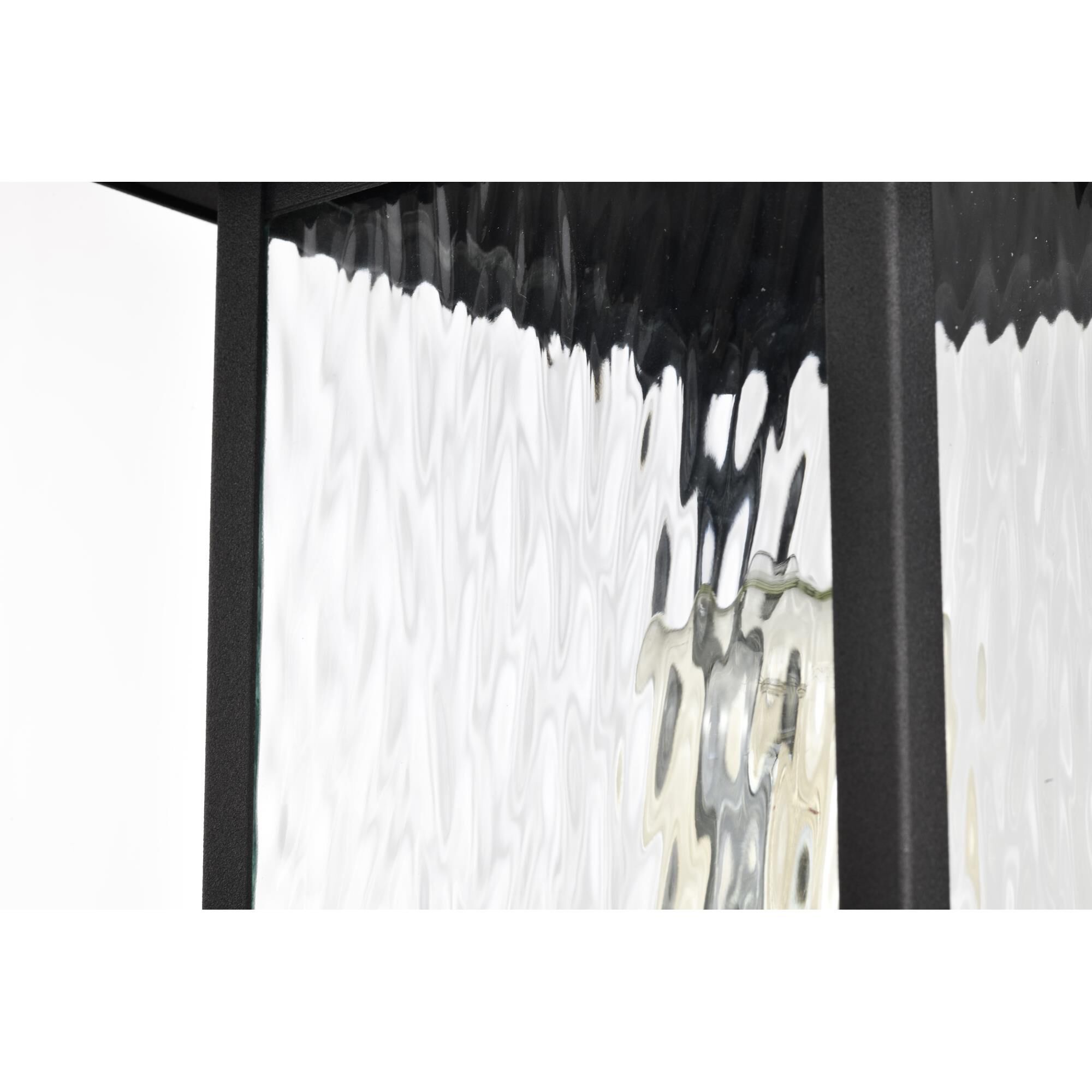 Shown in Matte Black finish and Clear Water glass