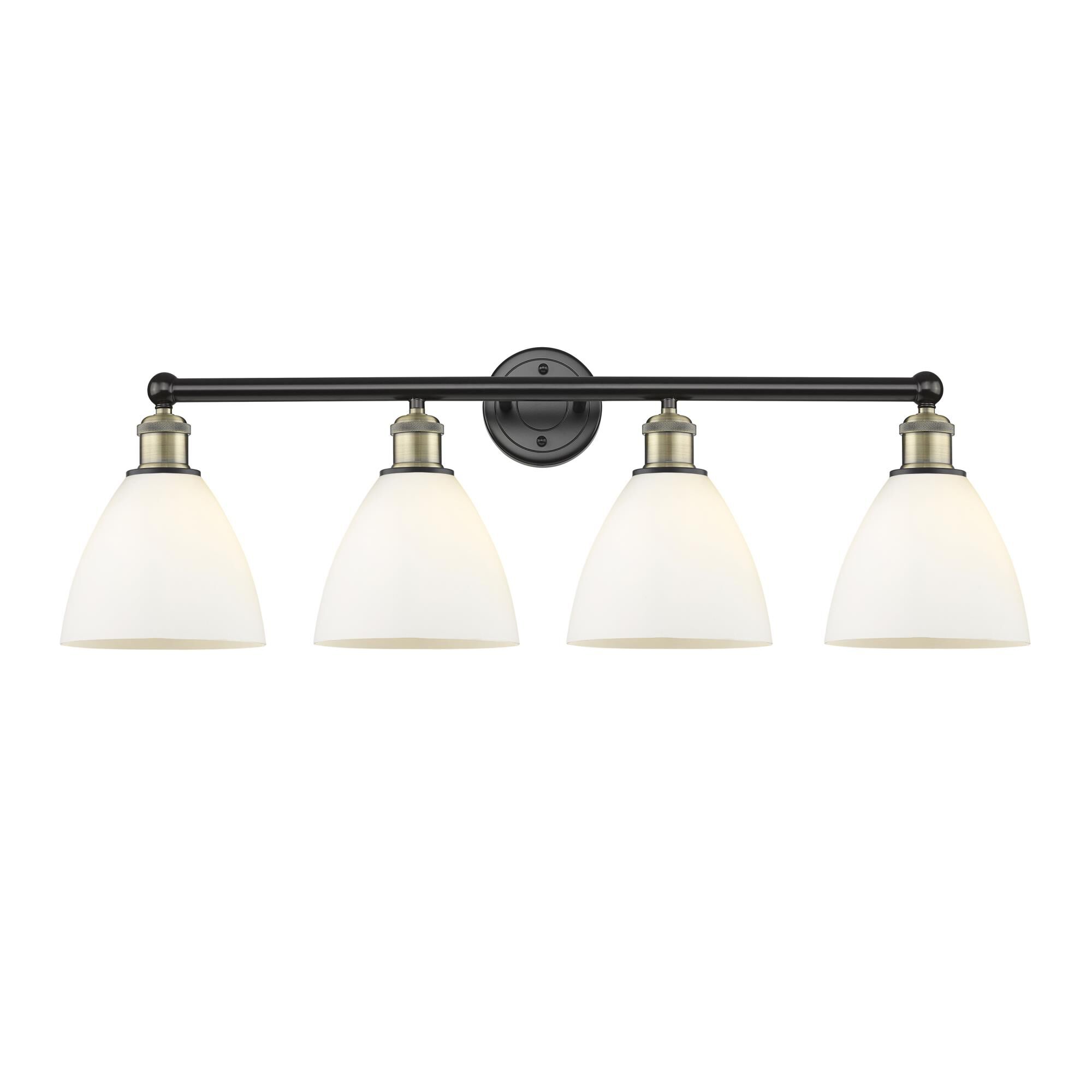 Bruno Marashlian Bristol Glass 34 Inch 4 Light Bath Vanity Light by Innovations Lighting