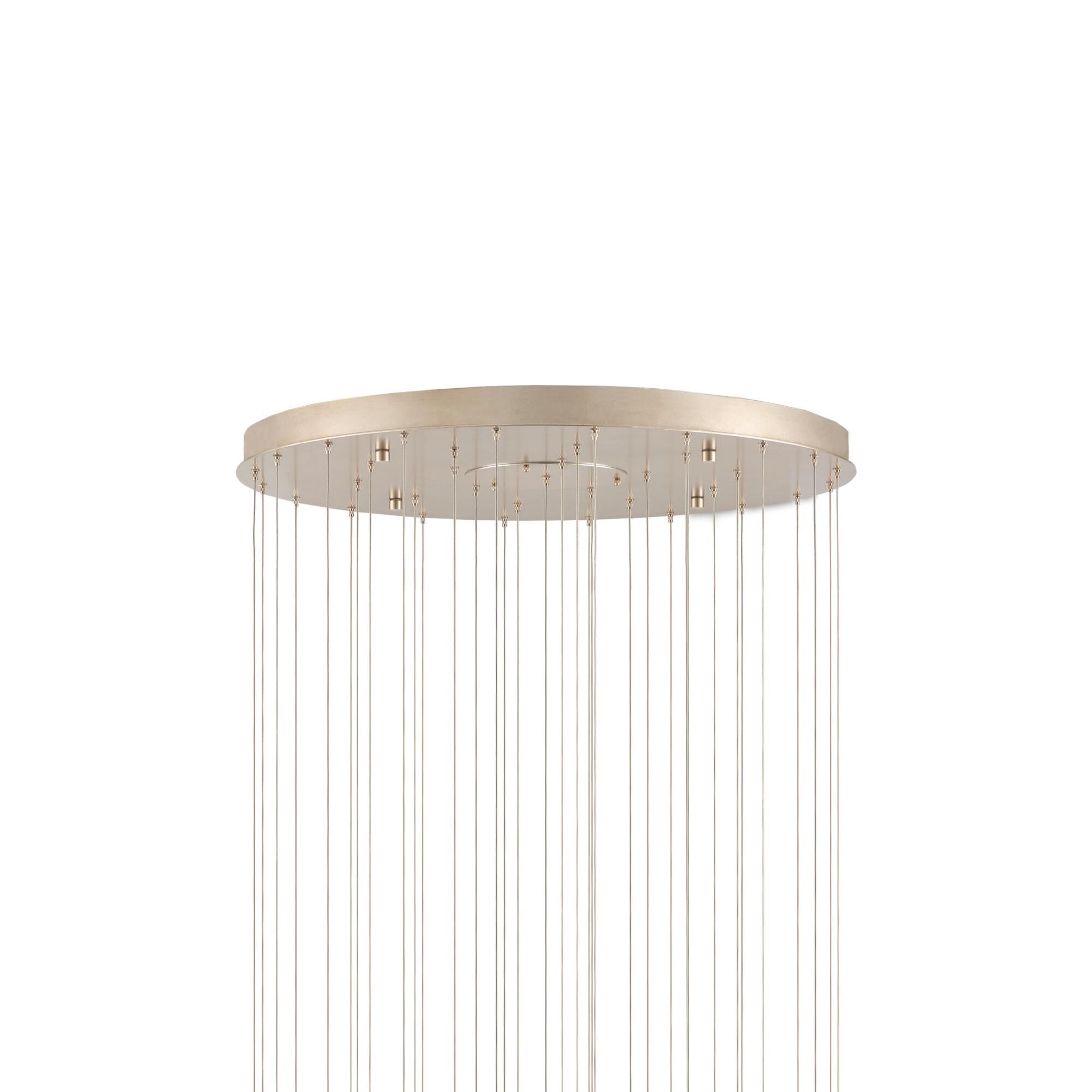 Lazio 36 Inch Multi Light Pendant by Currey and Company