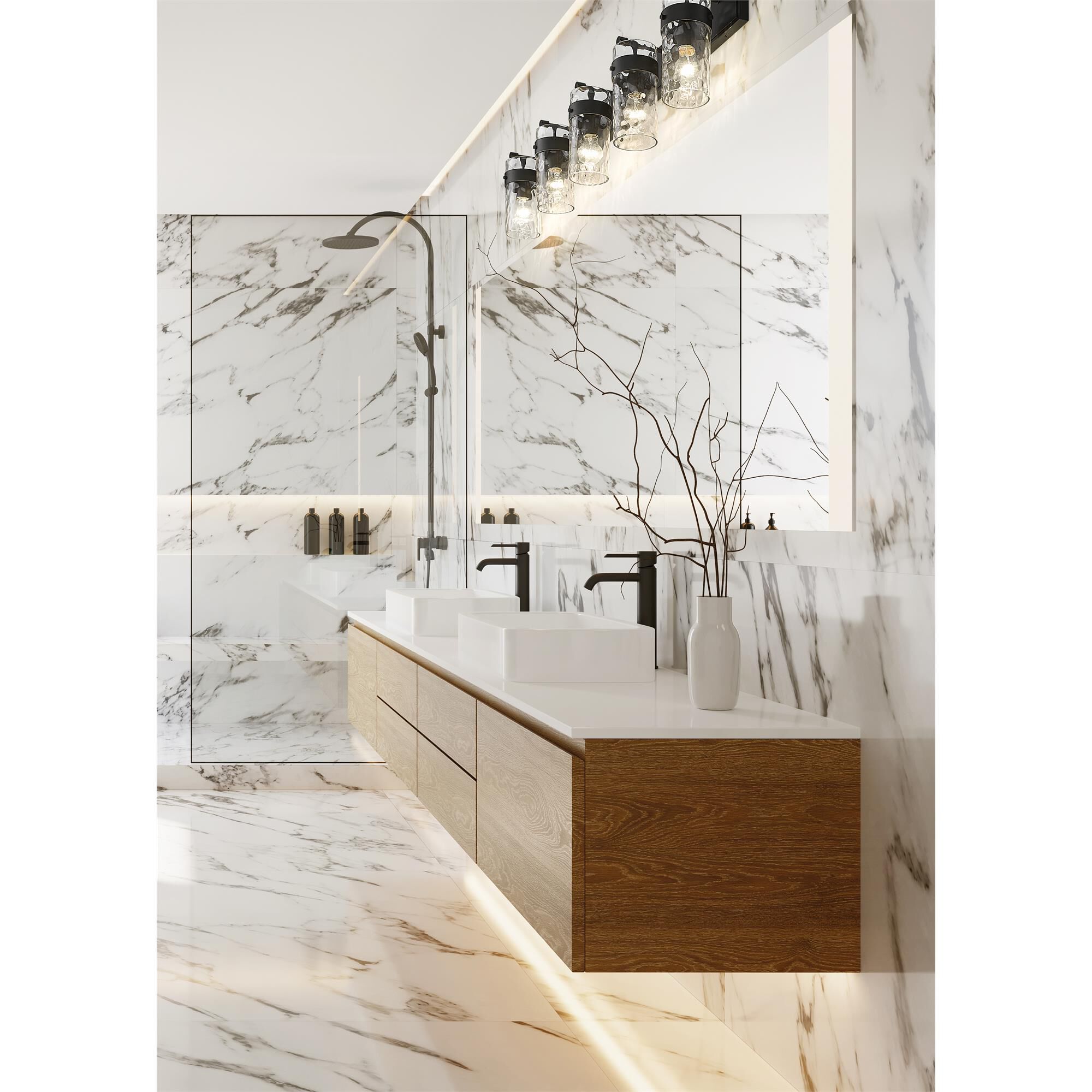 Fontaine 44 Inch 5 Light Bath Vanity Light by Z-Lite