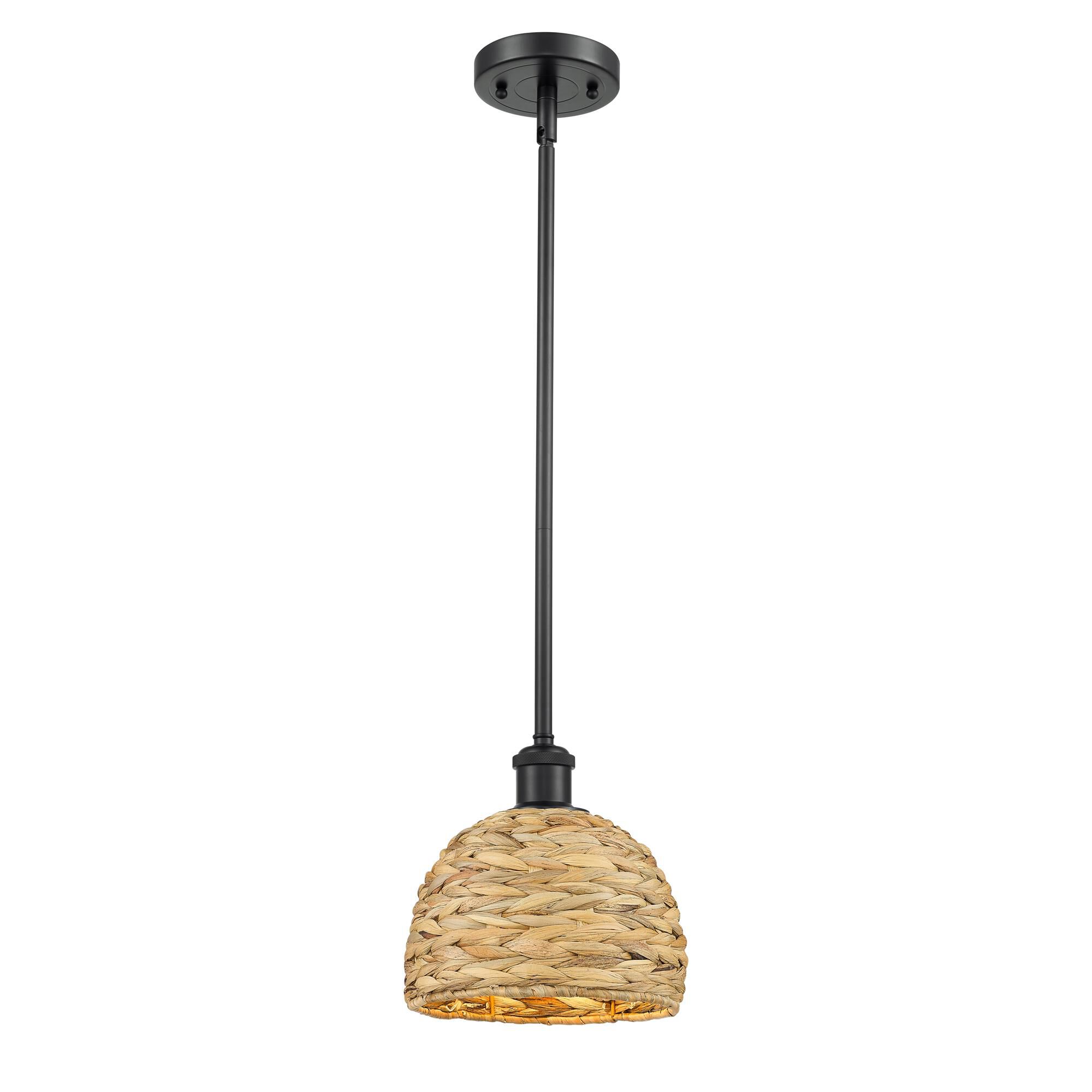 Shown in Matte Black finish and Natural shade