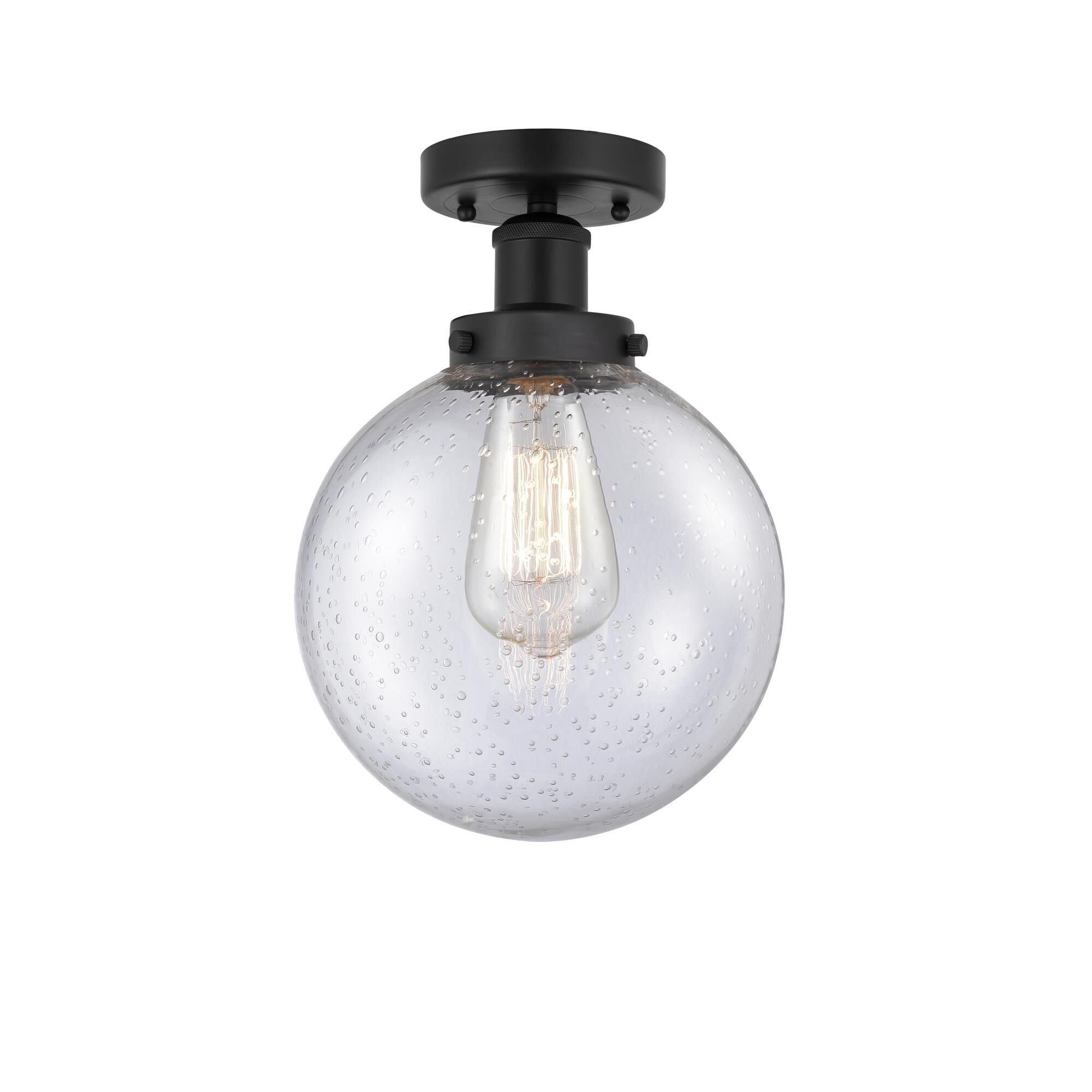 Shown in Matte Black, Mercury finish and Mercury glass and Mercury Glass shade